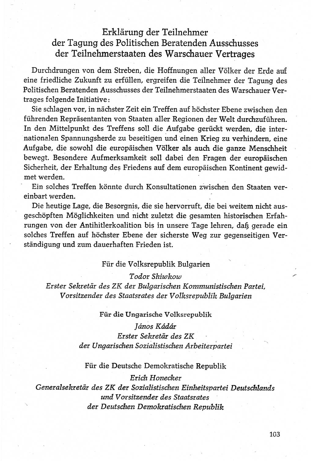 Dokumente der Sozialistischen Einheitspartei Deutschlands (SED) [Deutsche Demokratische Republik (DDR)] 1980-1981, Seite 103 (Dok. SED DDR 1980-1981, S. 103)