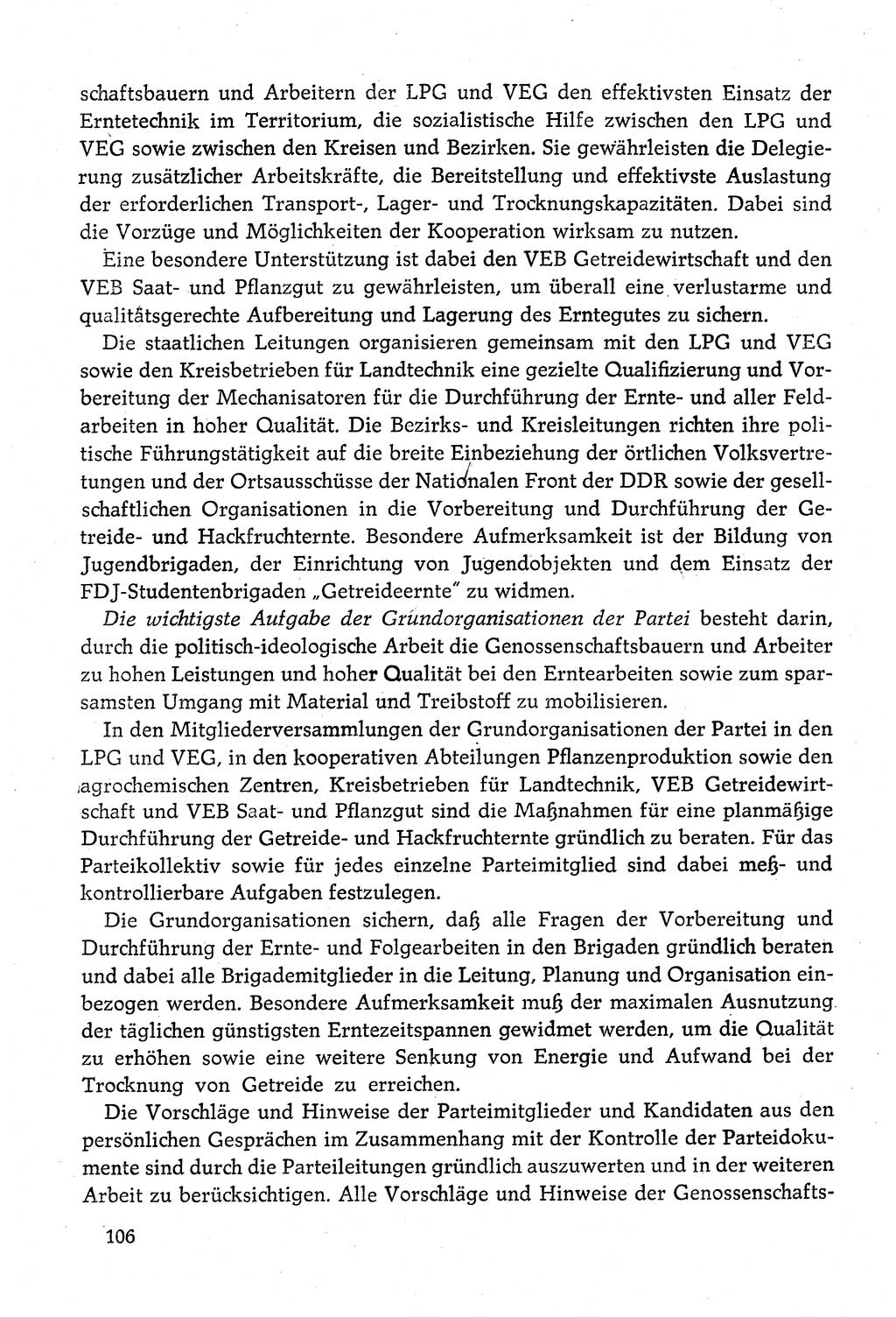 Dokumente der Sozialistischen Einheitspartei Deutschlands (SED) [Deutsche Demokratische Republik (DDR)] 1980-1981, Seite 106 (Dok. SED DDR 1980-1981, S. 106)