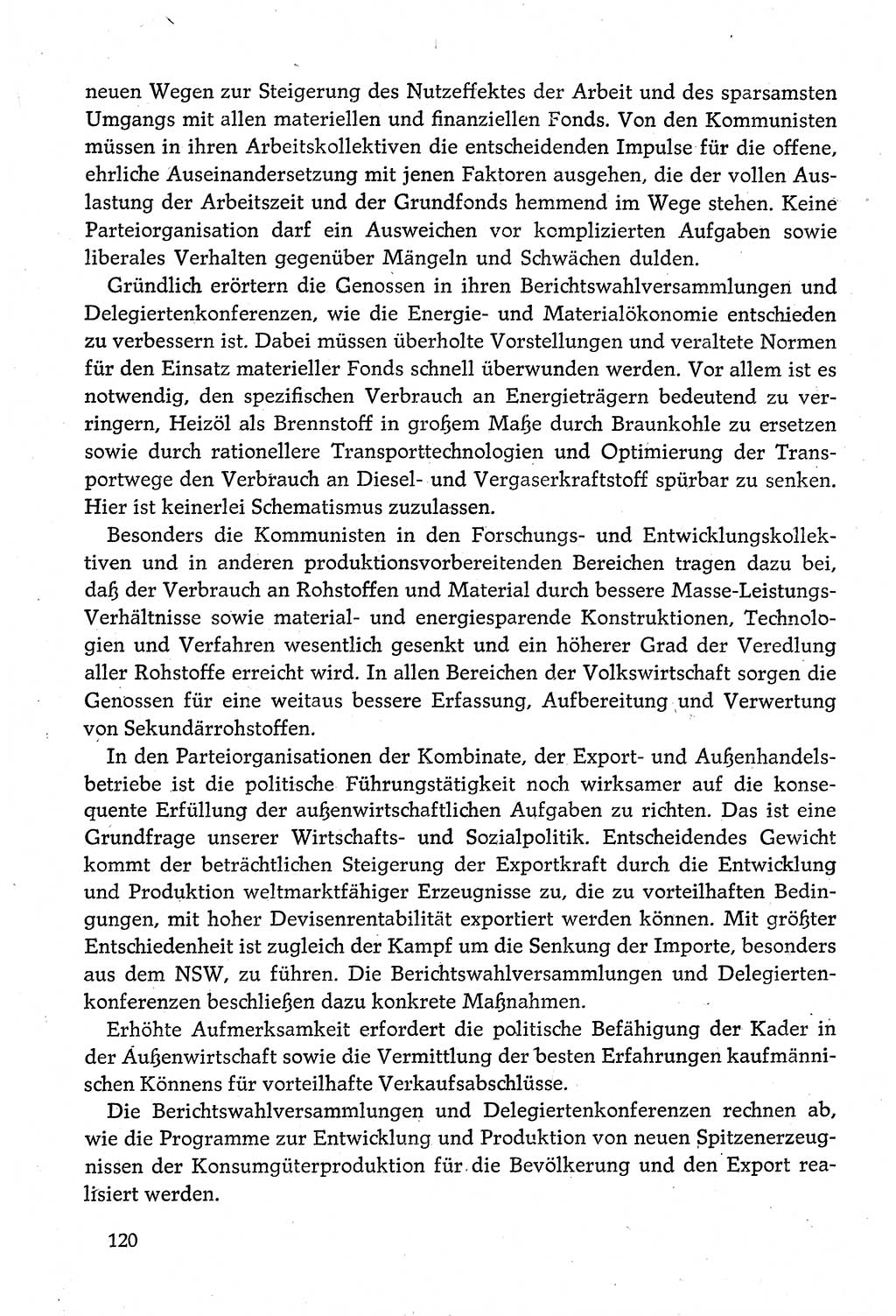 Dokumente der Sozialistischen Einheitspartei Deutschlands (SED) [Deutsche Demokratische Republik (DDR)] 1980-1981, Seite 120 (Dok. SED DDR 1980-1981, S. 120)