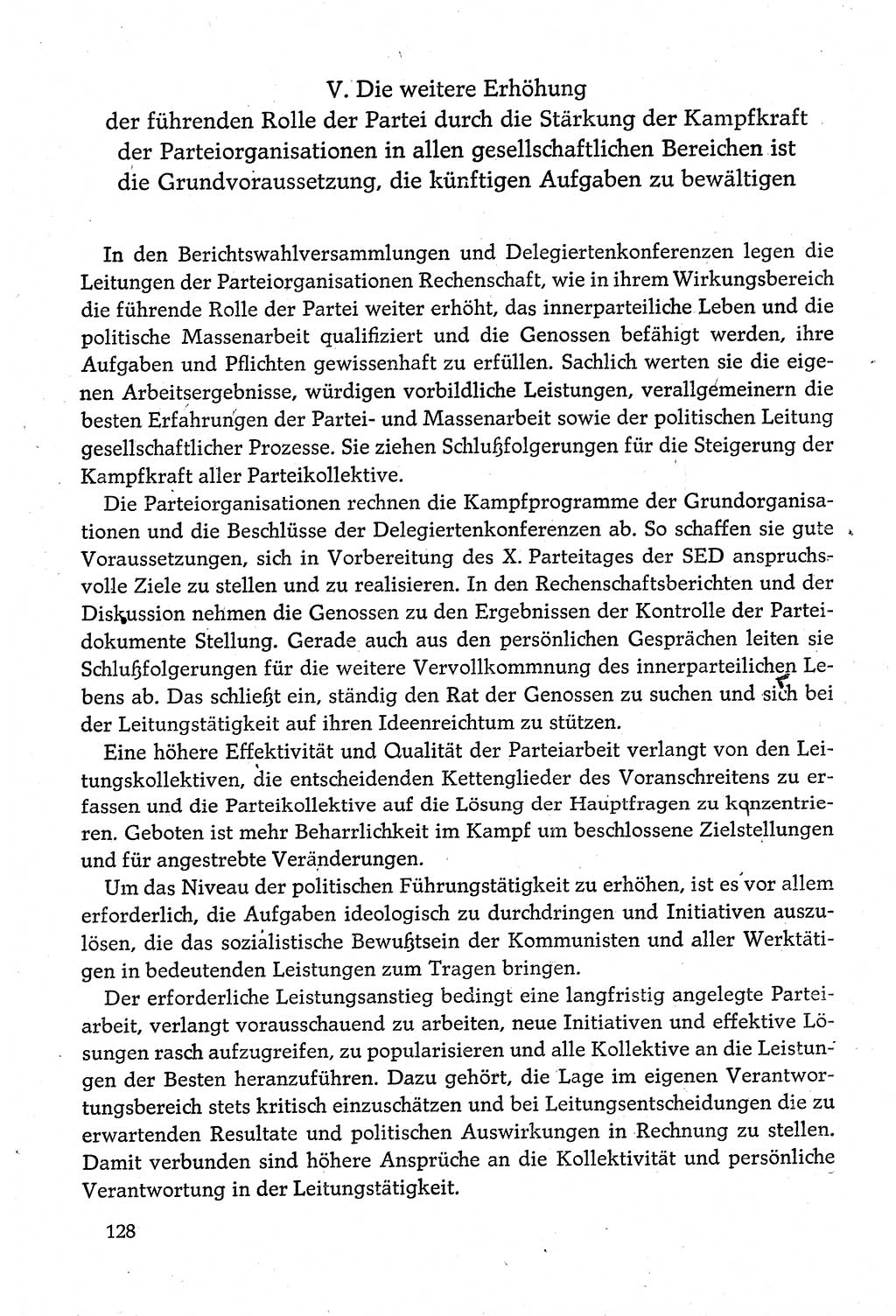 Dokumente der Sozialistischen Einheitspartei Deutschlands (SED) [Deutsche Demokratische Republik (DDR)] 1980-1981, Seite 128 (Dok. SED DDR 1980-1981, S. 128)
