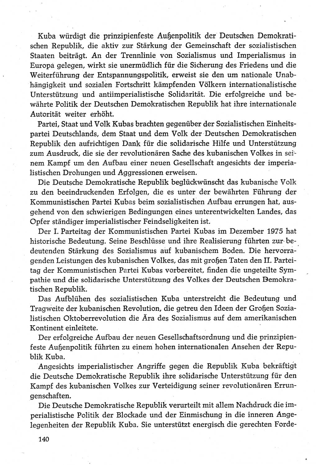 Dokumente der Sozialistischen Einheitspartei Deutschlands (SED) [Deutsche Demokratische Republik (DDR)] 1980-1981, Seite 140 (Dok. SED DDR 1980-1981, S. 140)