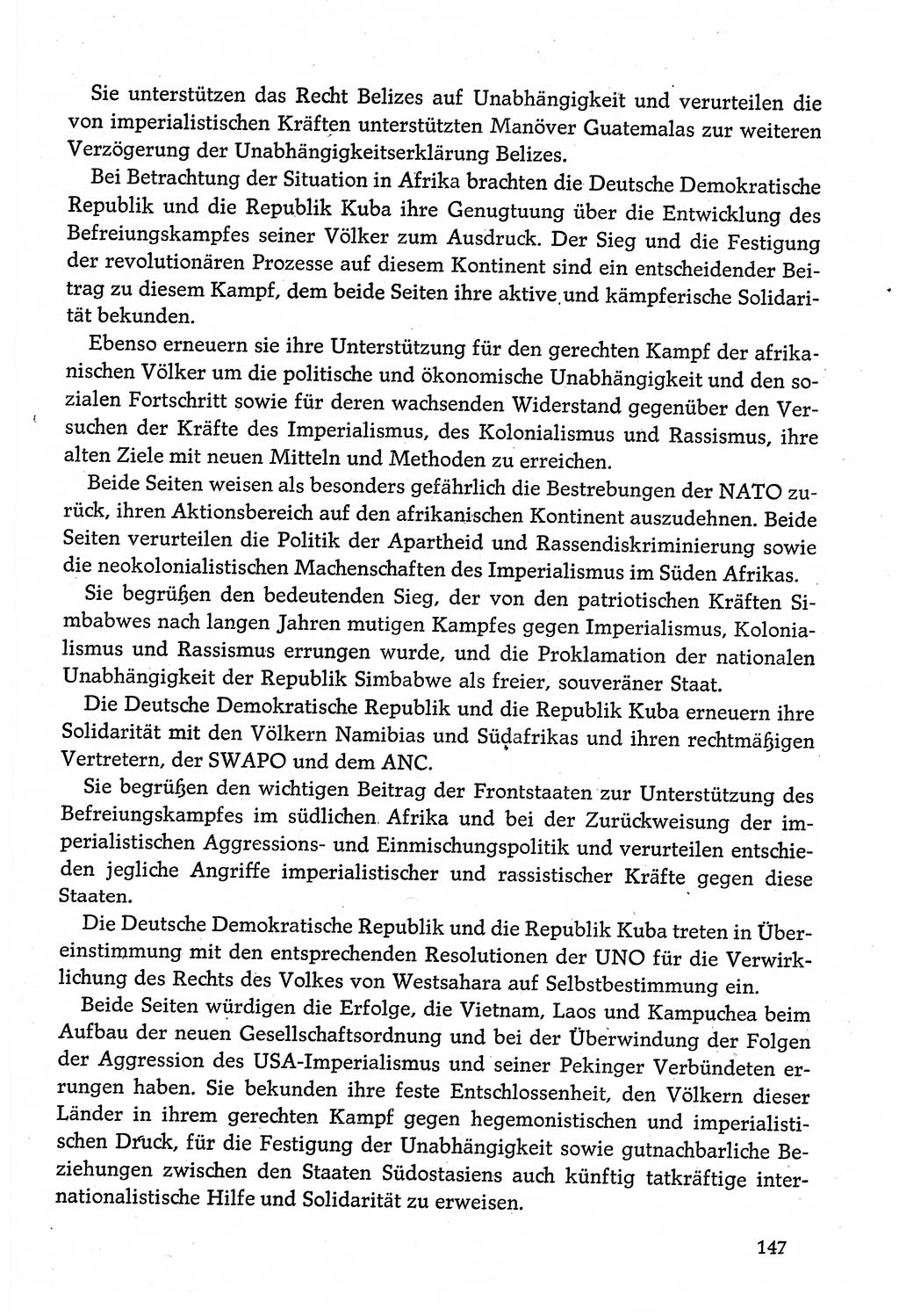 Dokumente der Sozialistischen Einheitspartei Deutschlands (SED) [Deutsche Demokratische Republik (DDR)] 1980-1981, Seite 147 (Dok. SED DDR 1980-1981, S. 147)