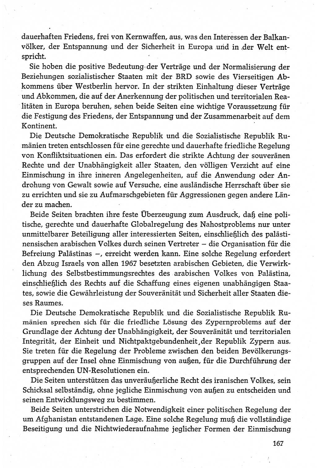 Dokumente der Sozialistischen Einheitspartei Deutschlands (SED) [Deutsche Demokratische Republik (DDR)] 1980-1981, Seite 167 (Dok. SED DDR 1980-1981, S. 167)