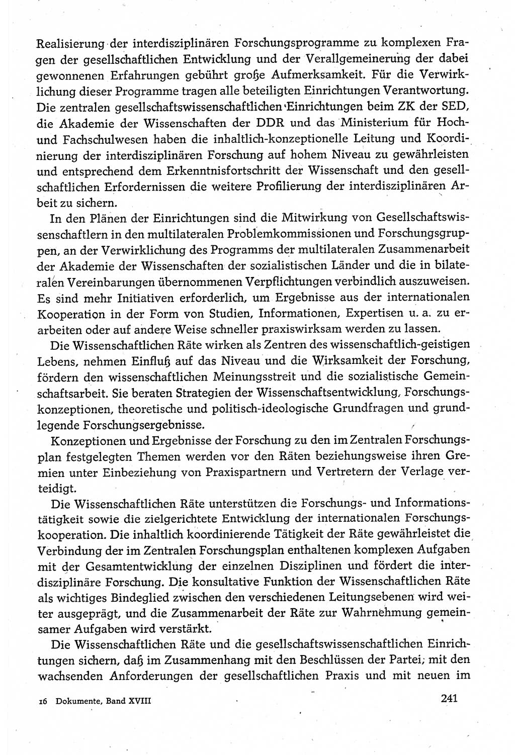 Dokumente der Sozialistischen Einheitspartei Deutschlands (SED) [Deutsche Demokratische Republik (DDR)] 1980-1981, Seite 241 (Dok. SED DDR 1980-1981, S. 241)