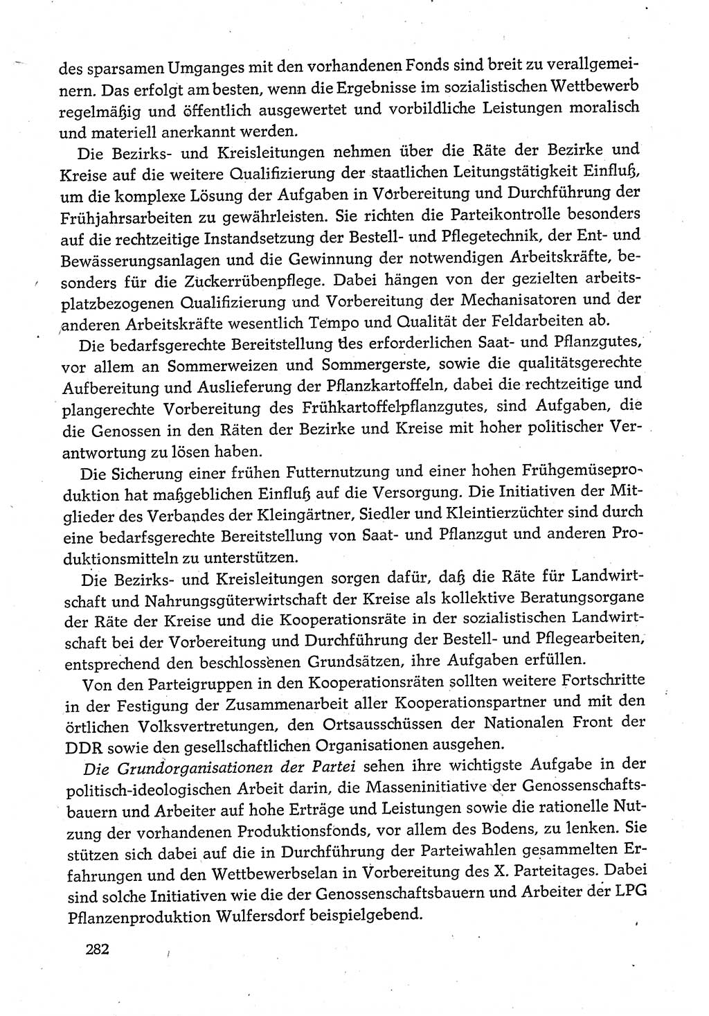 Dokumente der Sozialistischen Einheitspartei Deutschlands (SED) [Deutsche Demokratische Republik (DDR)] 1980-1981, Seite 282 (Dok. SED DDR 1980-1981, S. 282)