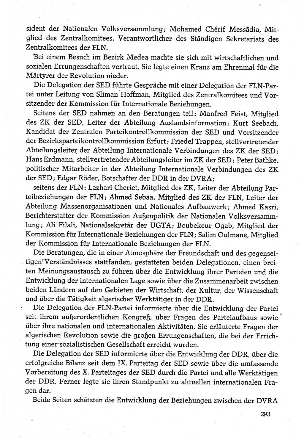 Dokumente der Sozialistischen Einheitspartei Deutschlands (SED) [Deutsche Demokratische Republik (DDR)] 1980-1981, Seite 293 (Dok. SED DDR 1980-1981, S. 293)