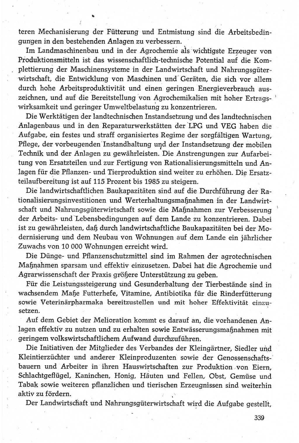 Dokumente der Sozialistischen Einheitspartei Deutschlands (SED) [Deutsche Demokratische Republik (DDR)] 1980-1981, Seite 339 (Dok. SED DDR 1980-1981, S. 339)