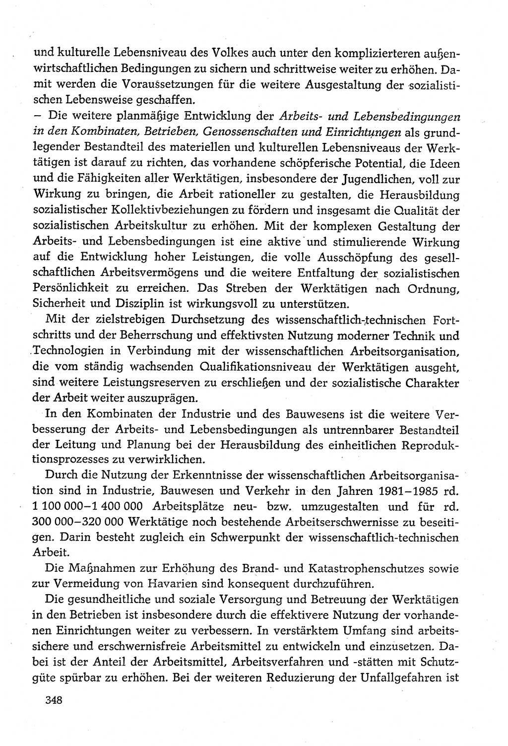 Dokumente der Sozialistischen Einheitspartei Deutschlands (SED) [Deutsche Demokratische Republik (DDR)] 1980-1981, Seite 348 (Dok. SED DDR 1980-1981, S. 348)