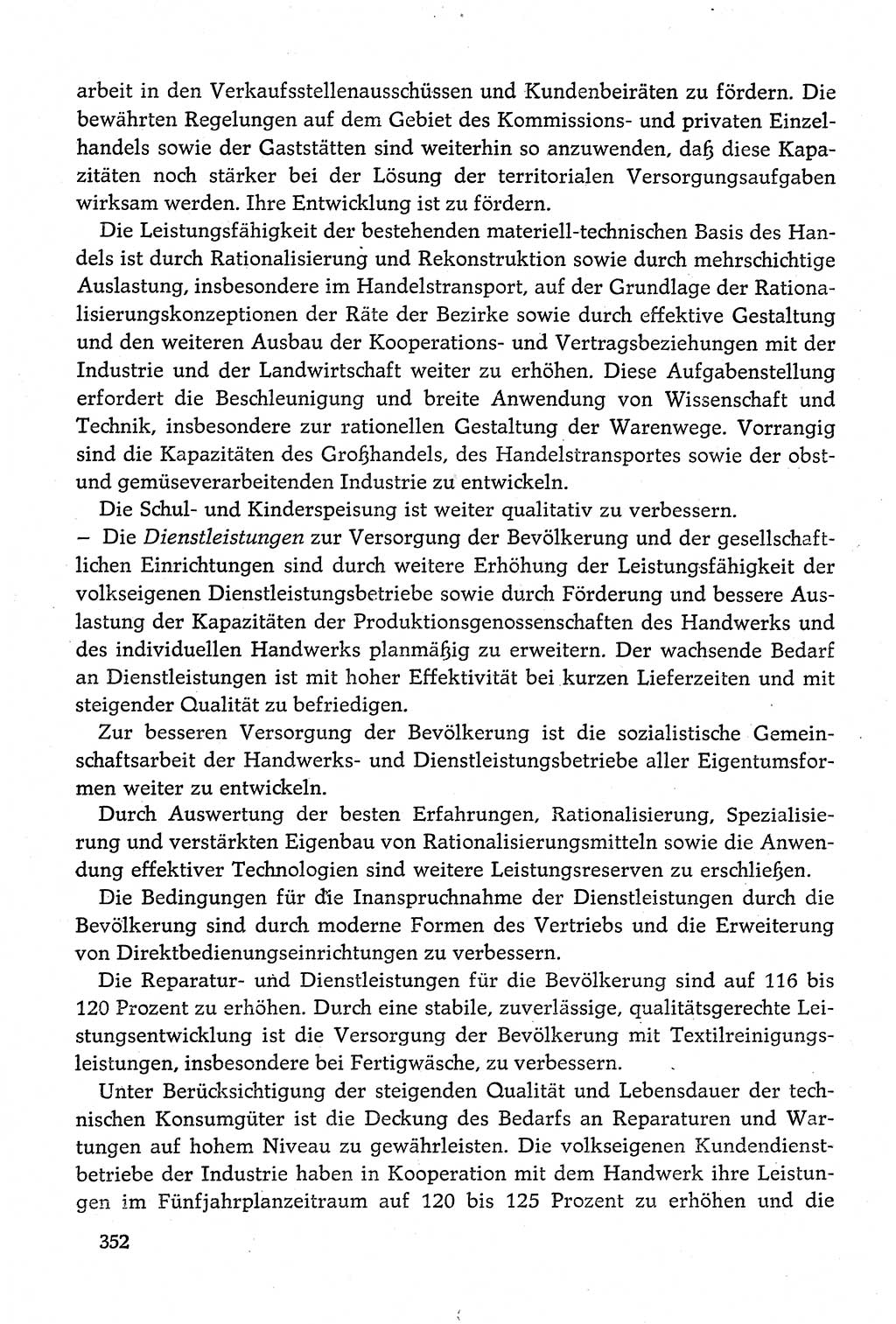 Dokumente der Sozialistischen Einheitspartei Deutschlands (SED) [Deutsche Demokratische Republik (DDR)] 1980-1981, Seite 352 (Dok. SED DDR 1980-1981, S. 352)