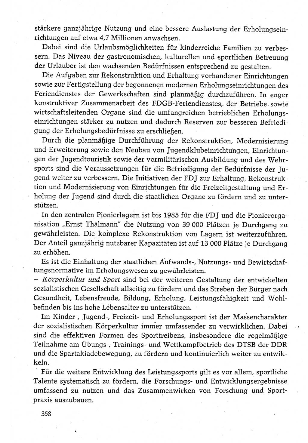 Dokumente der Sozialistischen Einheitspartei Deutschlands (SED) [Deutsche Demokratische Republik (DDR)] 1980-1981, Seite 358 (Dok. SED DDR 1980-1981, S. 358)