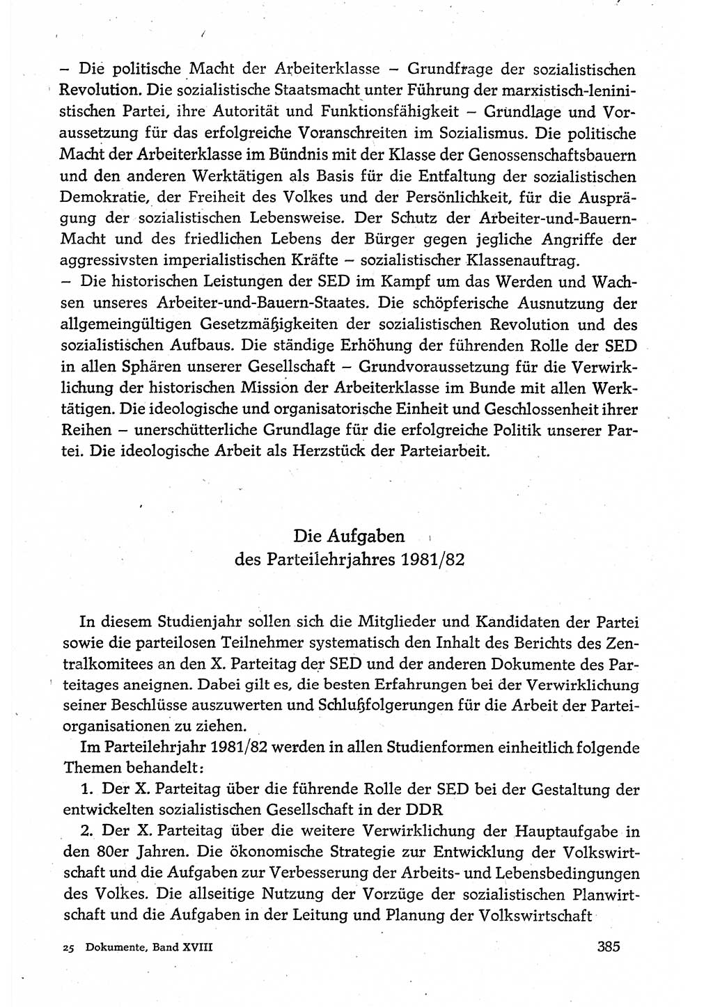 Dokumente der Sozialistischen Einheitspartei Deutschlands (SED) [Deutsche Demokratische Republik (DDR)] 1980-1981, Seite 385 (Dok. SED DDR 1980-1981, S. 385)