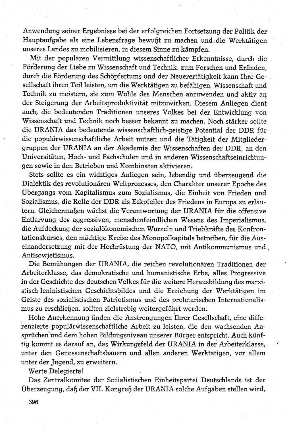 Dokumente der Sozialistischen Einheitspartei Deutschlands (SED) [Deutsche Demokratische Republik (DDR)] 1980-1981, Seite 396 (Dok. SED DDR 1980-1981, S. 396)