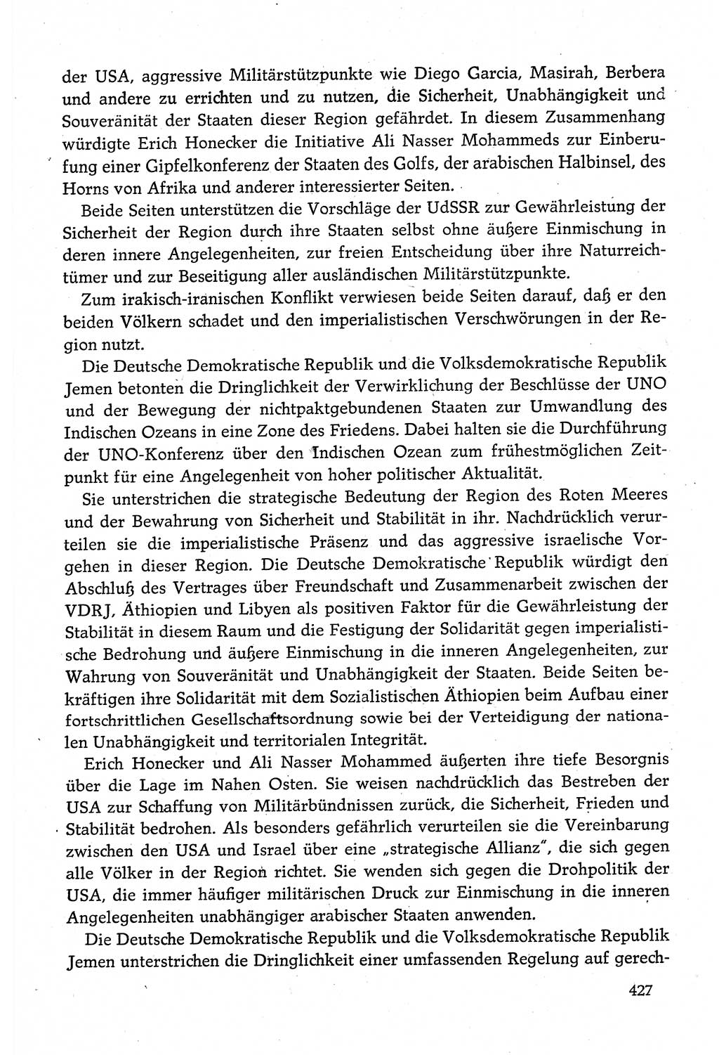 Dokumente der Sozialistischen Einheitspartei Deutschlands (SED) [Deutsche Demokratische Republik (DDR)] 1980-1981, Seite 427 (Dok. SED DDR 1980-1981, S. 427)