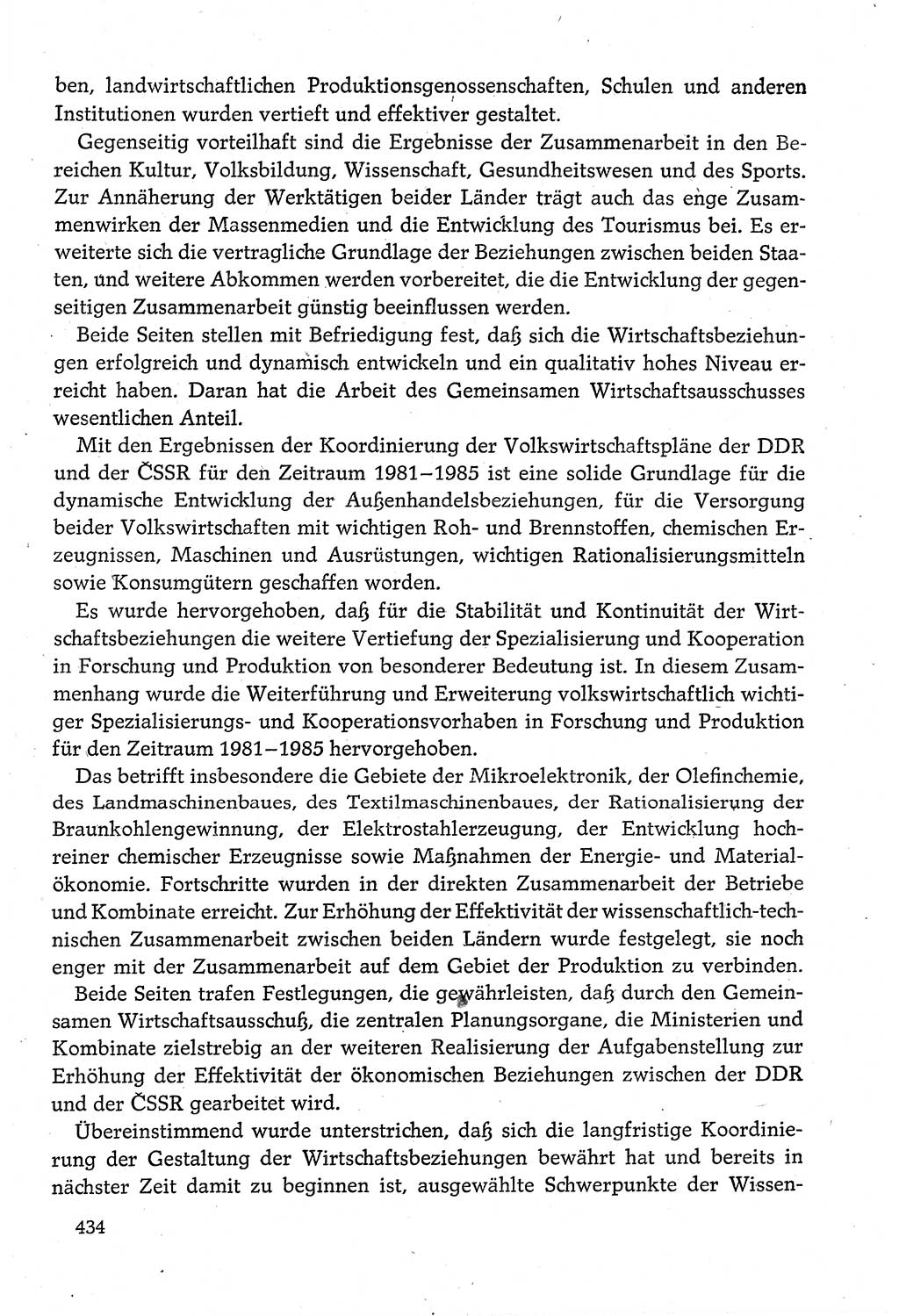 Dokumente der Sozialistischen Einheitspartei Deutschlands (SED) [Deutsche Demokratische Republik (DDR)] 1980-1981, Seite 434 (Dok. SED DDR 1980-1981, S. 434)