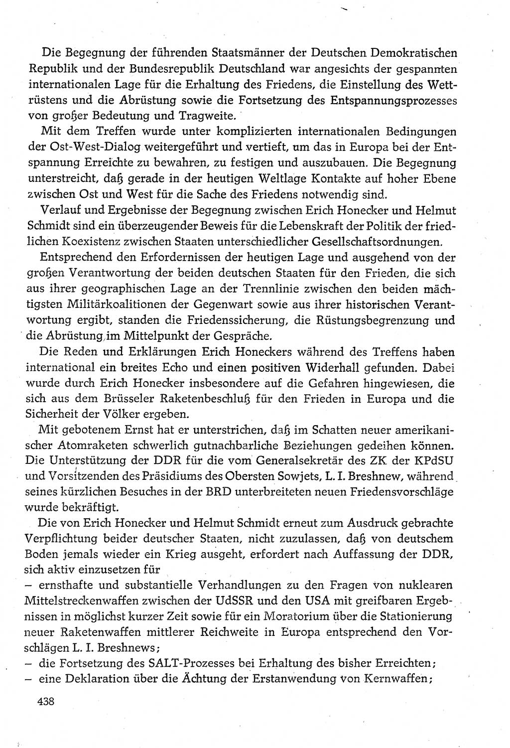 Dokumente der Sozialistischen Einheitspartei Deutschlands (SED) [Deutsche Demokratische Republik (DDR)] 1980-1981, Seite 438 (Dok. SED DDR 1980-1981, S. 438)