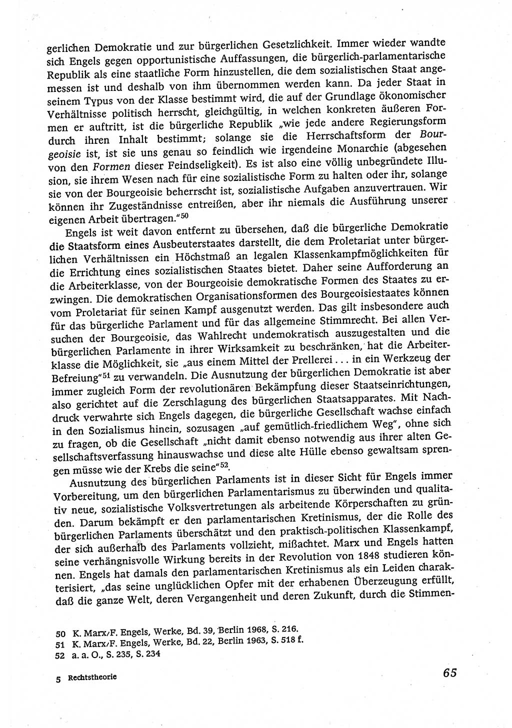 Marxistisch-leninistische (ML) Staats- und Rechtstheorie [Deutsche Demokratische Republik (DDR)], Lehrbuch 1980, Seite 65 (ML St.-R.-Th. DDR Lb. 1980, S. 65)