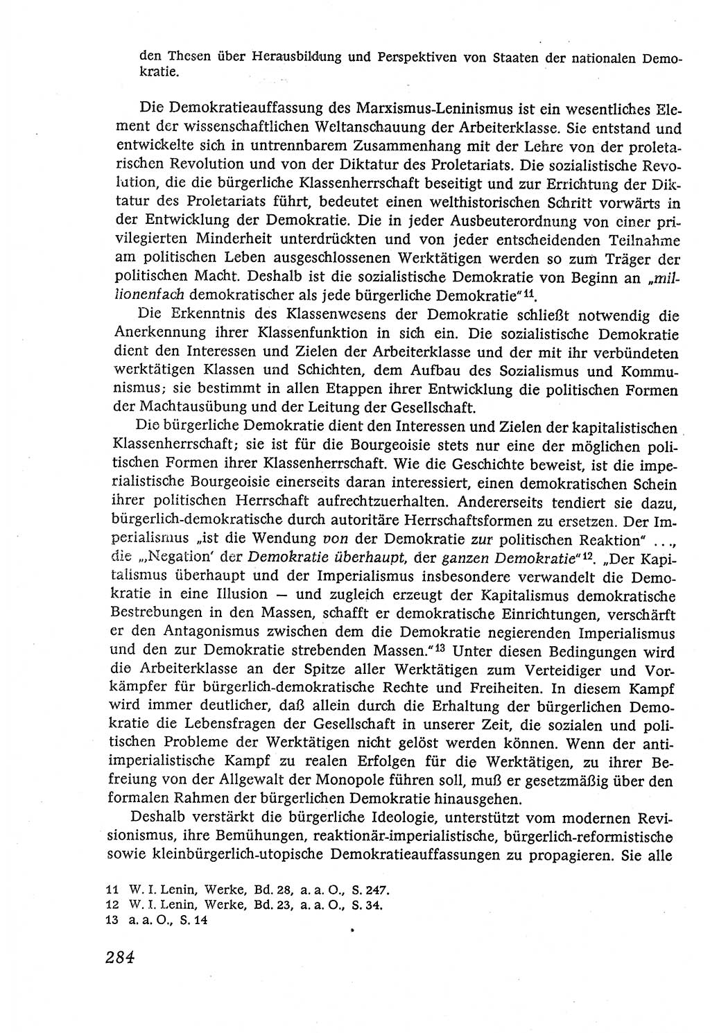 Marxistisch-leninistische (ML) Staats- und Rechtstheorie [Deutsche Demokratische Republik (DDR)], Lehrbuch 1980, Seite 284 (ML St.-R.-Th. DDR Lb. 1980, S. 284)