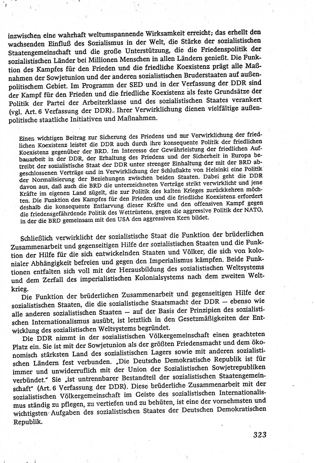 Marxistisch-leninistische (ML) Staats- und Rechtstheorie [Deutsche Demokratische Republik (DDR)], Lehrbuch 1980, Seite 323 (ML St.-R.-Th. DDR Lb. 1980, S. 323)