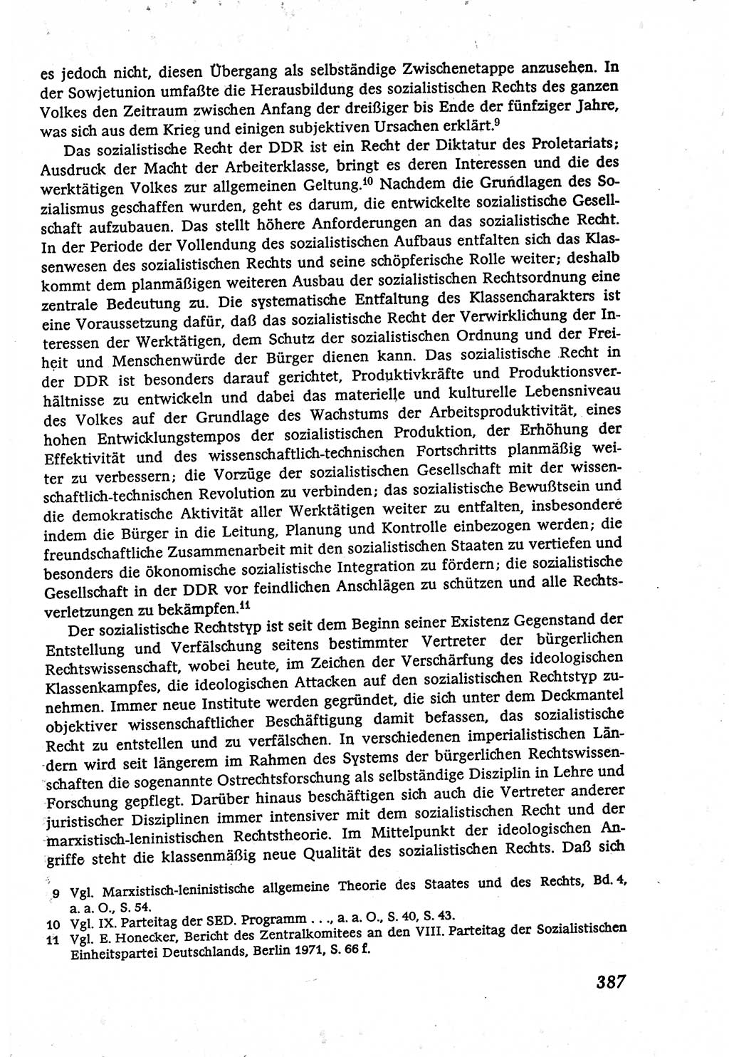 Marxistisch-leninistische (ML) Staats- und Rechtstheorie [Deutsche Demokratische Republik (DDR)], Lehrbuch 1980, Seite 387 (ML St.-R.-Th. DDR Lb. 1980, S. 387)