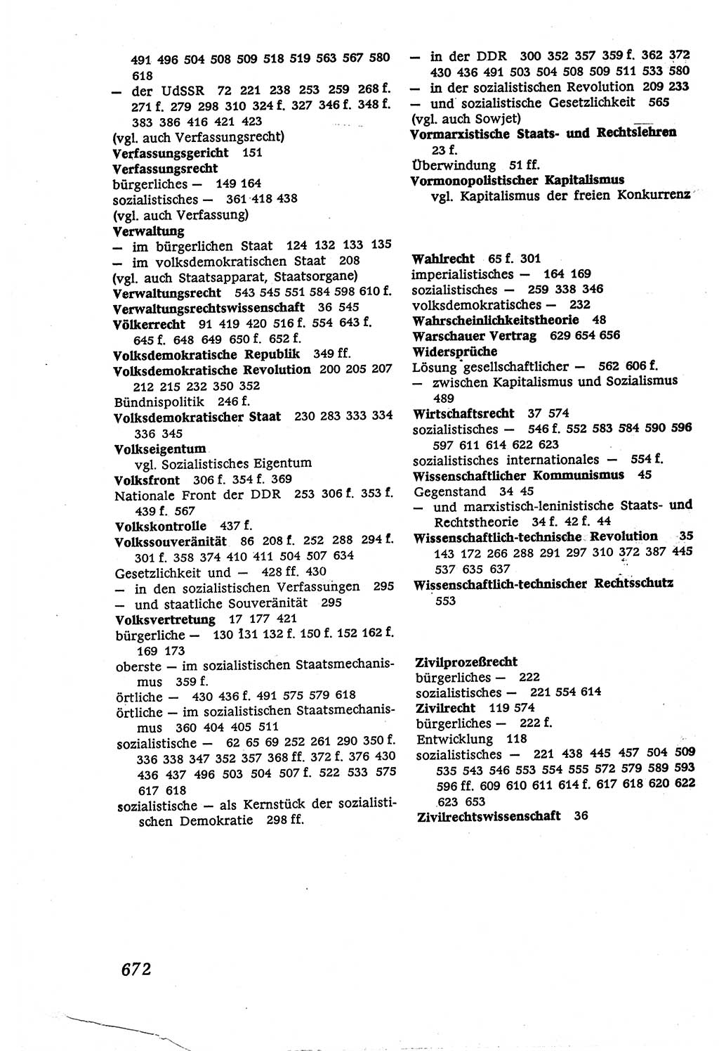 Marxistisch-leninistische (ML) Staats- und Rechtstheorie [Deutsche Demokratische Republik (DDR)], Lehrbuch 1980, Seite 672 (ML St.-R.-Th. DDR Lb. 1980, S. 672)