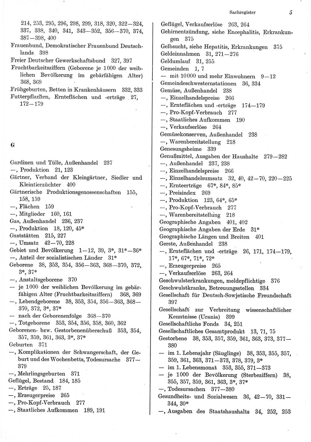 Statistisches Jahrbuch der Deutschen Demokratischen Republik (DDR) 1980, Seite 5 (Stat. Jb. DDR 1980, S. 5)