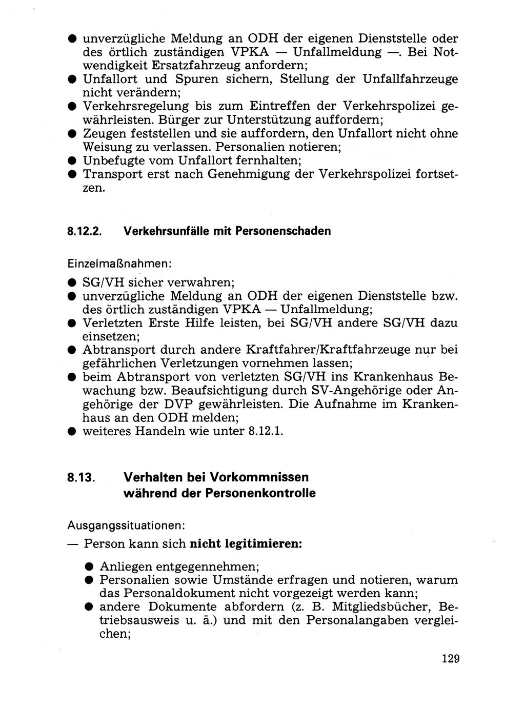 Handbuch für operative Dienste, Abteilung Strafvollzug (SV) [Ministerium des Innern (MdI) Deutsche Demokratische Republik (DDR)] 1981, Seite 129 (Hb. op. D. Abt. SV MdI DDR 1981, S. 129)