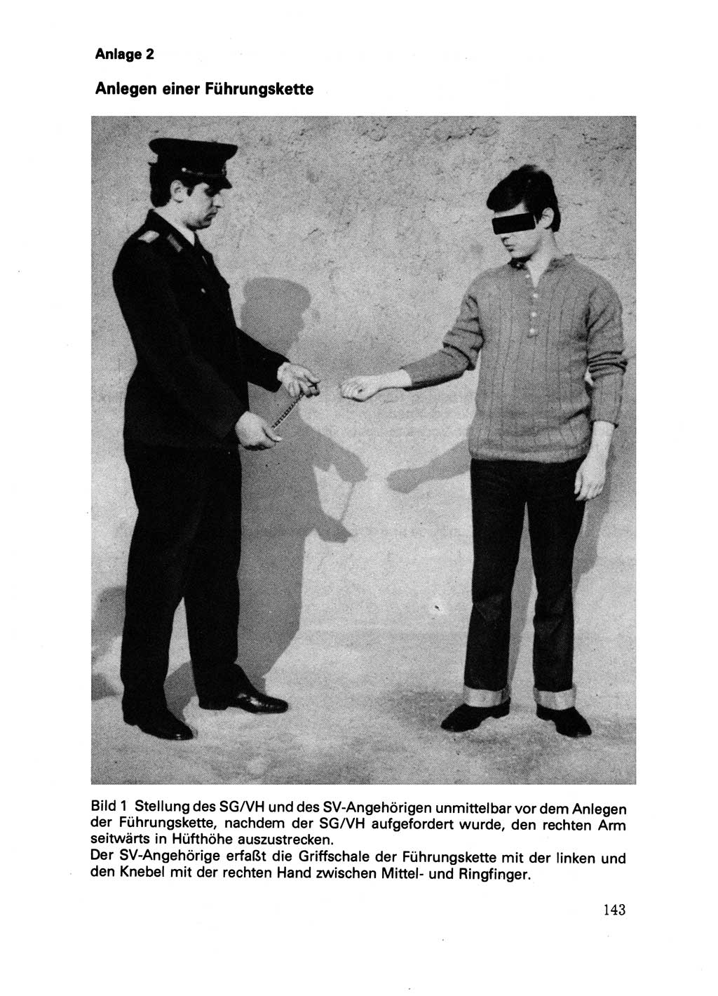 Handbuch für operative Dienste, Abteilung Strafvollzug (SV) [Ministerium des Innern (MdI) Deutsche Demokratische Republik (DDR)] 1981, Seite 143 (Hb. op. D. Abt. SV MdI DDR 1981, S. 143)