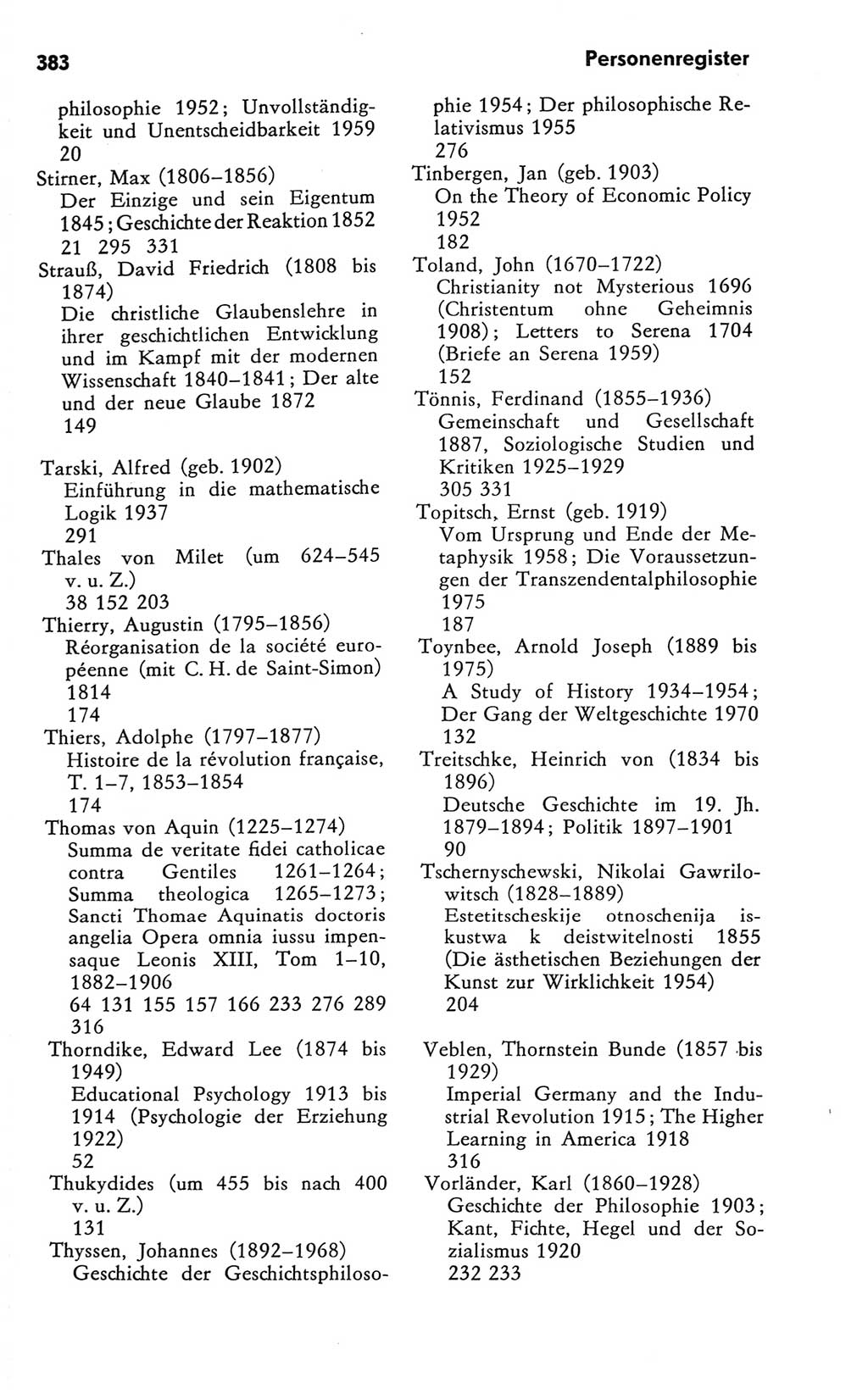 Kleines Wörterbuch der marxistisch-leninistischen Philosophie [Deutsche Demokratische Republik (DDR)] 1981, Seite 383 (Kl. Wb. ML Phil. DDR 1981, S. 383)