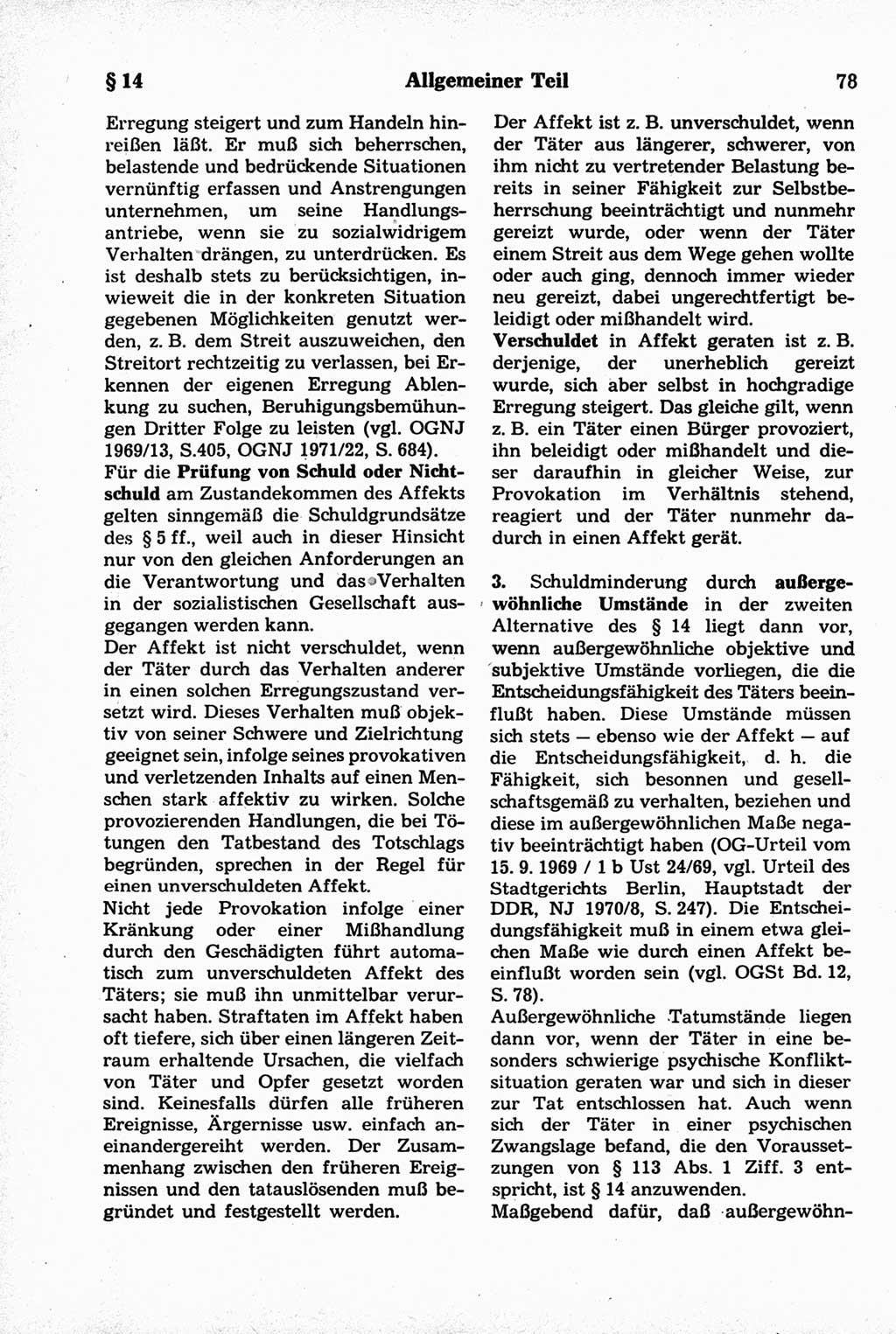 Strafrecht der Deutschen Demokratischen Republik (DDR), Kommentar zum Strafgesetzbuch (StGB) 1981, Seite 78 (Strafr. DDR Komm. StGB 1981, S. 78)