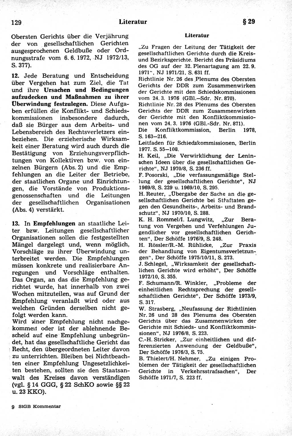 Strafrecht der Deutschen Demokratischen Republik (DDR), Kommentar zum Strafgesetzbuch (StGB) 1981, Seite 129 (Strafr. DDR Komm. StGB 1981, S. 129)
