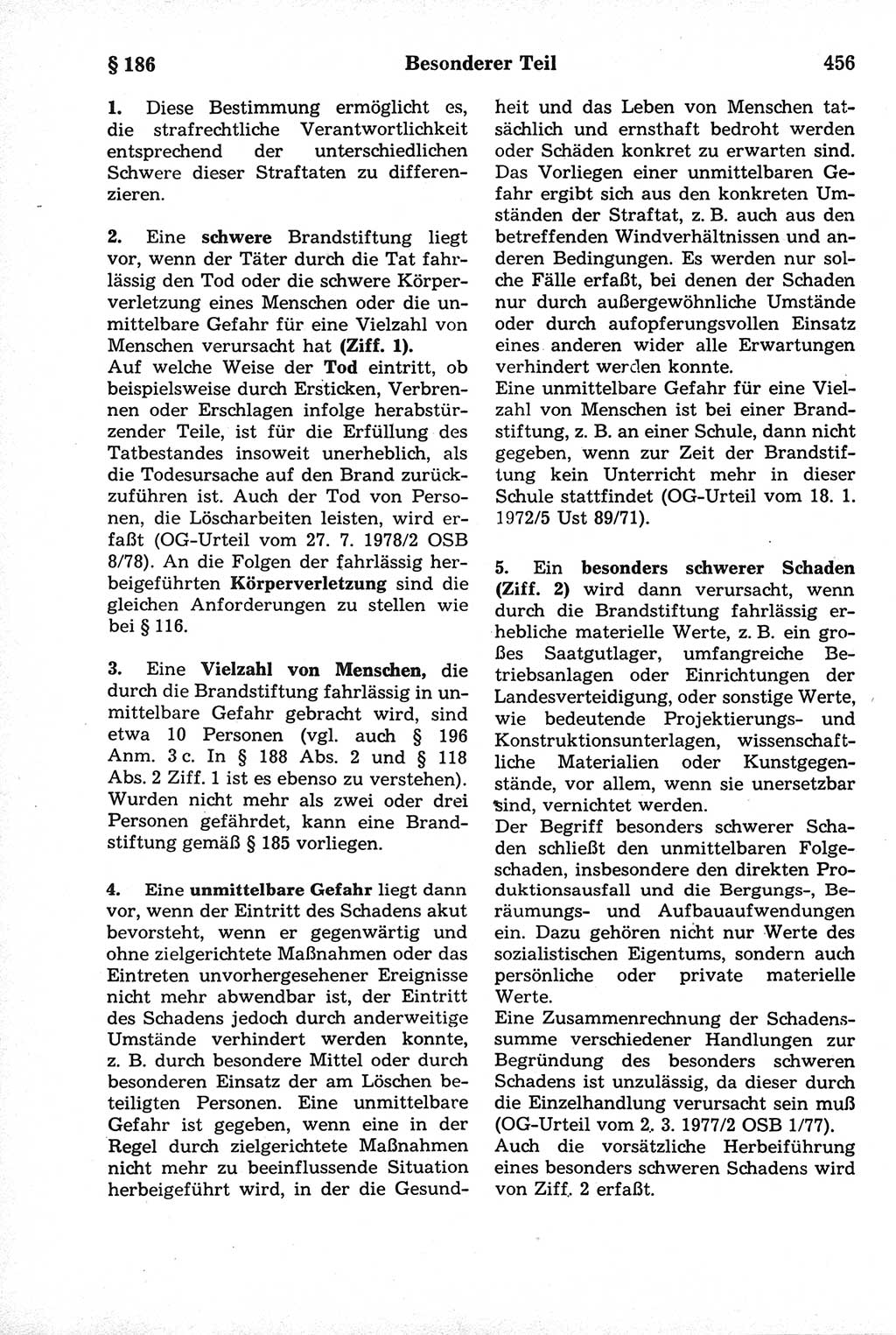 Strafrecht der Deutschen Demokratischen Republik (DDR), Kommentar zum Strafgesetzbuch (StGB) 1981, Seite 456 (Strafr. DDR Komm. StGB 1981, S. 456)