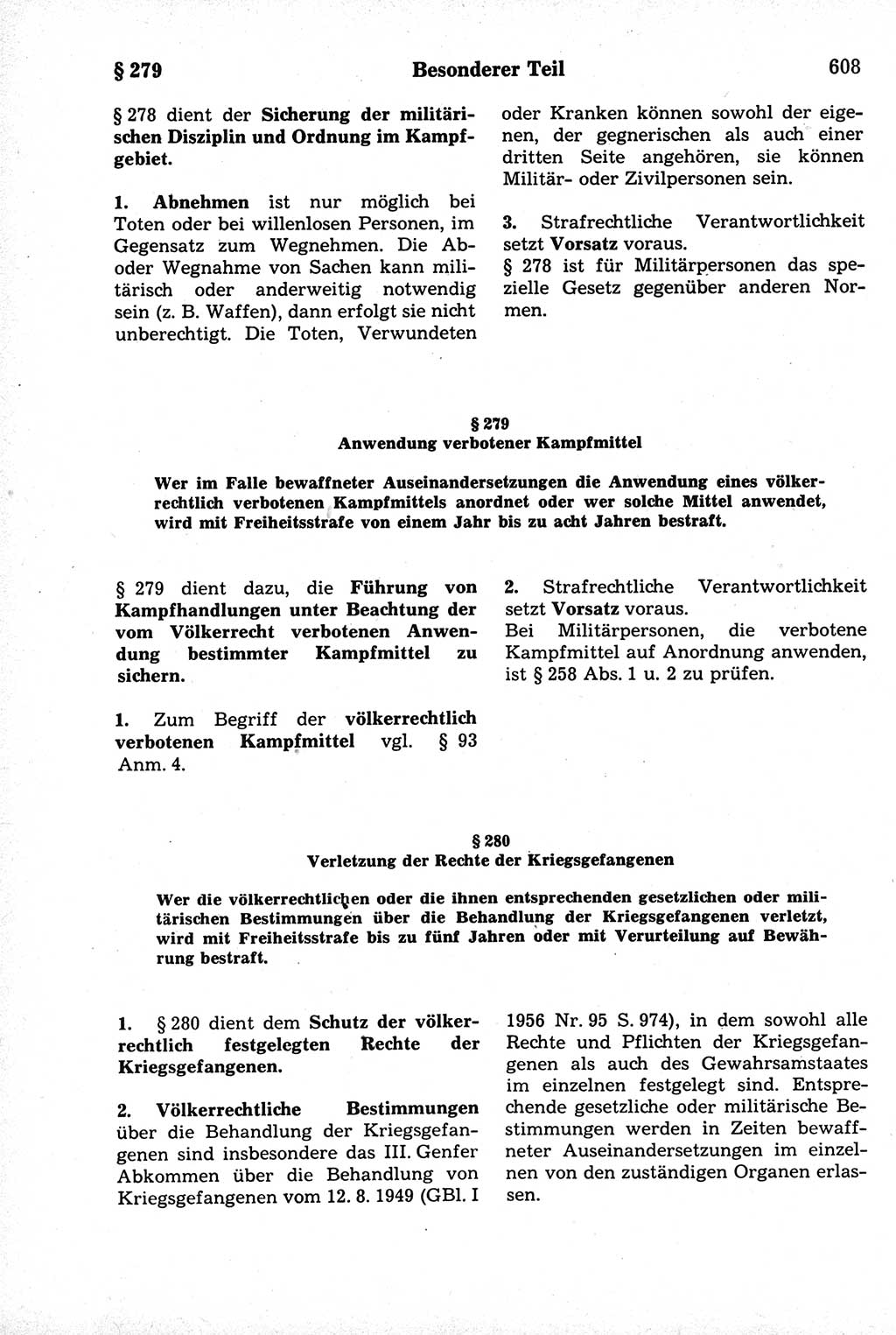 Strafrecht der Deutschen Demokratischen Republik (DDR), Kommentar zum Strafgesetzbuch (StGB) 1981, Seite 608 (Strafr. DDR Komm. StGB 1981, S. 608)