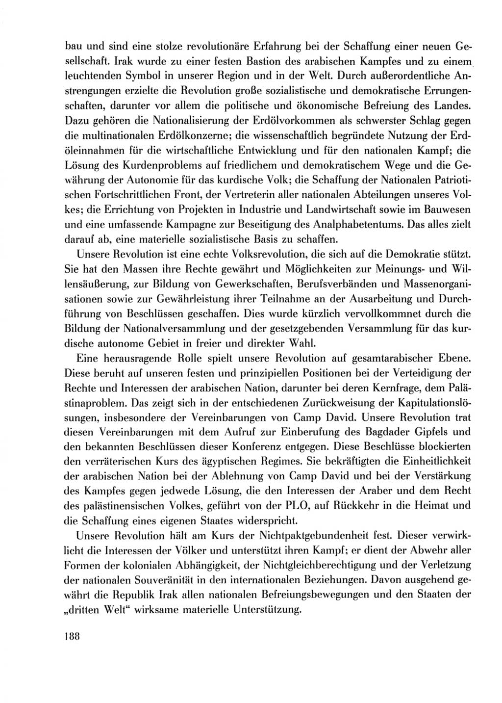 Protokoll der Verhandlungen des Ⅹ. Parteitages der Sozialistischen Einheitspartei Deutschlands (SED) [Deutsche Demokratische Republik (DDR)] 1981, Band 2, Seite 188 (Prot. Verh. Ⅹ. PT SED DDR 1981, Bd. 2, S. 188)