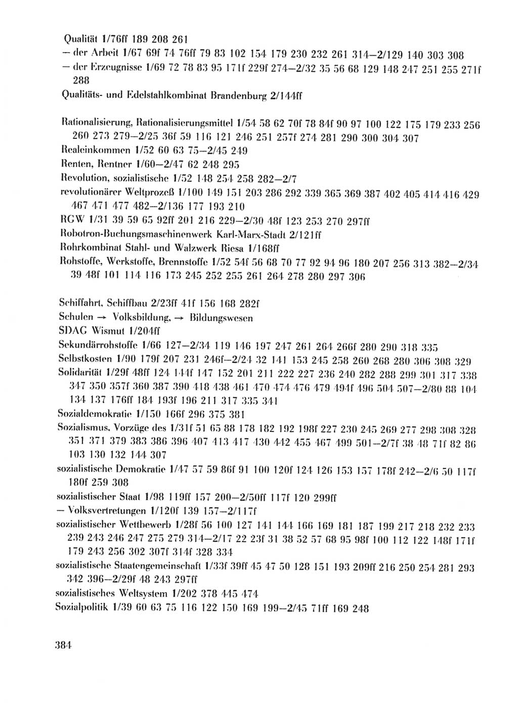 Protokoll der Verhandlungen des Ⅹ. Parteitages der Sozialistischen Einheitspartei Deutschlands (SED) [Deutsche Demokratische Republik (DDR)] 1981, Band 2, Seite 384 (Prot. Verh. Ⅹ. PT SED DDR 1981, Bd. 2, S. 384)