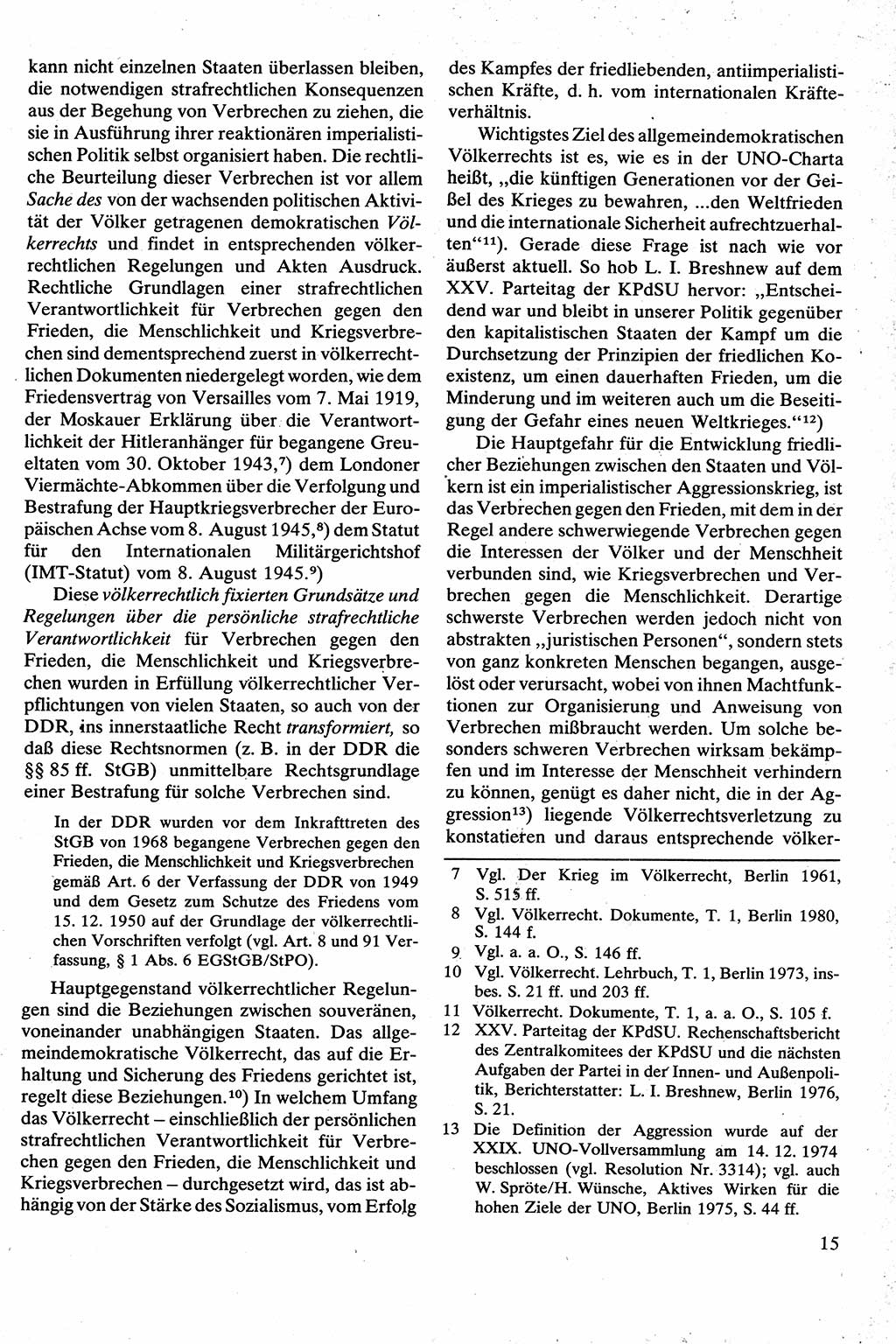 Strafrecht [Deutsche Demokratische Republik (DDR)], Besonderer Teil, Lehrbuch 1981, Seite 15 (Strafr. DDR BT Lb. 1981, S. 15)