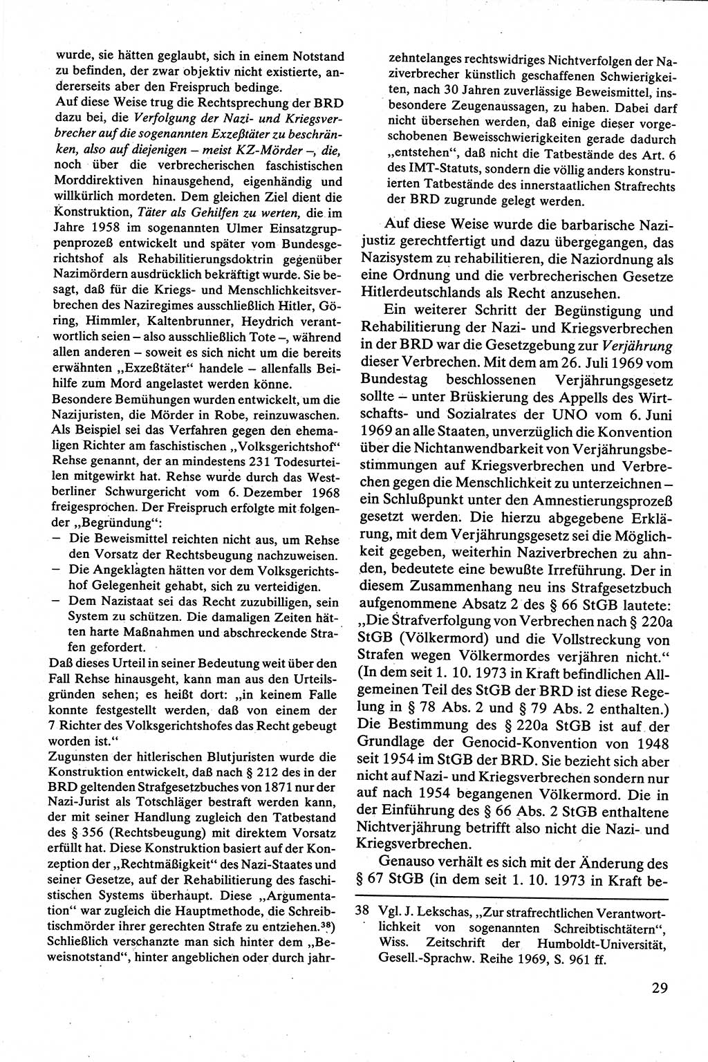 Strafrecht [Deutsche Demokratische Republik (DDR)], Besonderer Teil, Lehrbuch 1981, Seite 29 (Strafr. DDR BT Lb. 1981, S. 29)