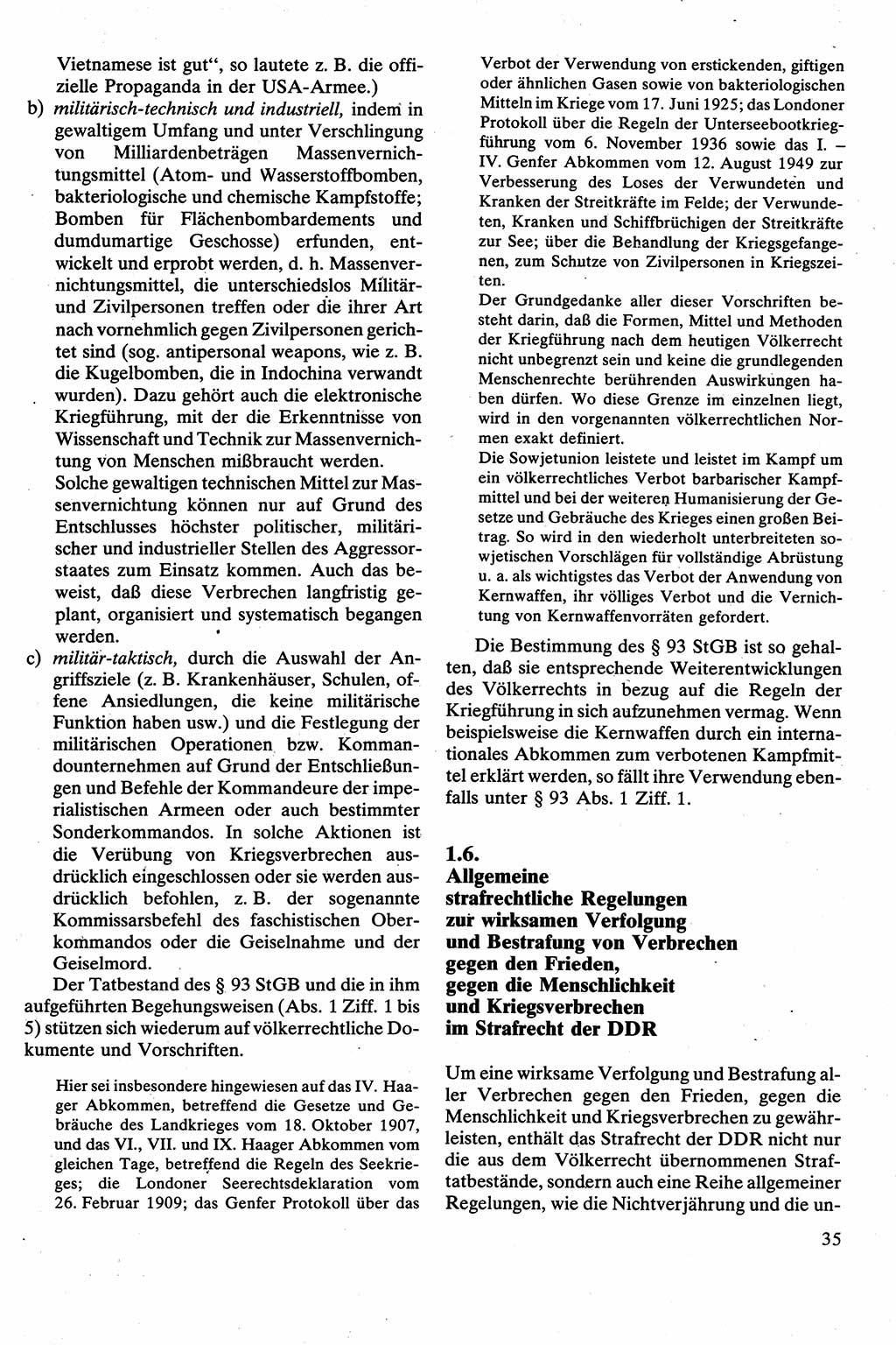 Strafrecht [Deutsche Demokratische Republik (DDR)], Besonderer Teil, Lehrbuch 1981, Seite 35 (Strafr. DDR BT Lb. 1981, S. 35)