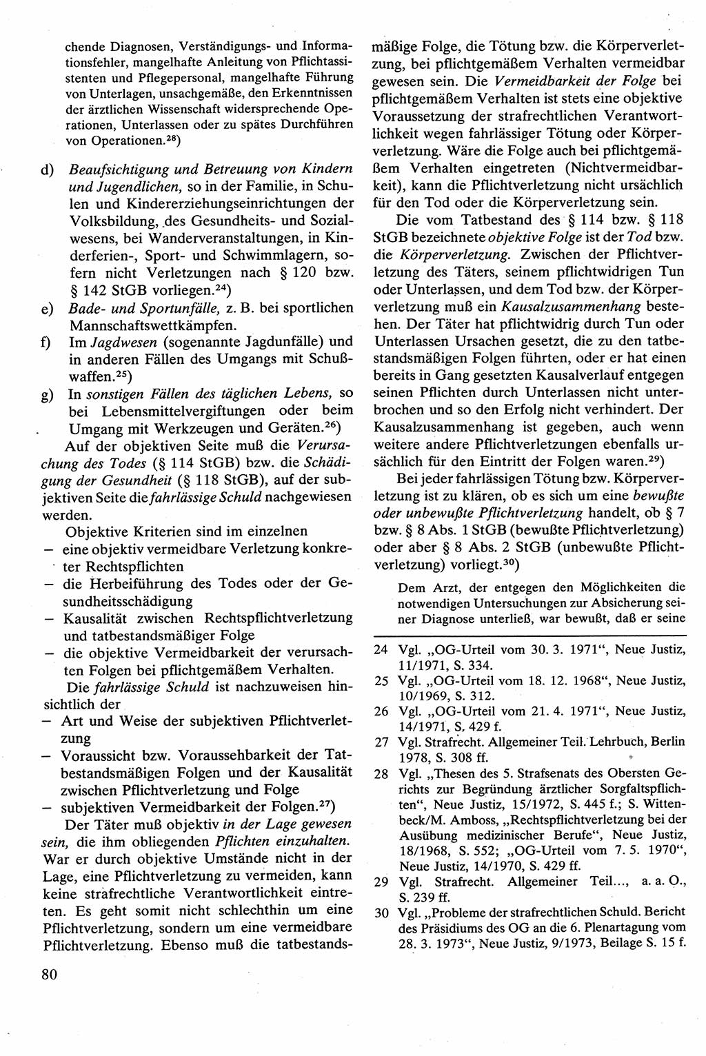 Strafrecht [Deutsche Demokratische Republik (DDR)], Besonderer Teil, Lehrbuch 1981, Seite 80 (Strafr. DDR BT Lb. 1981, S. 80)