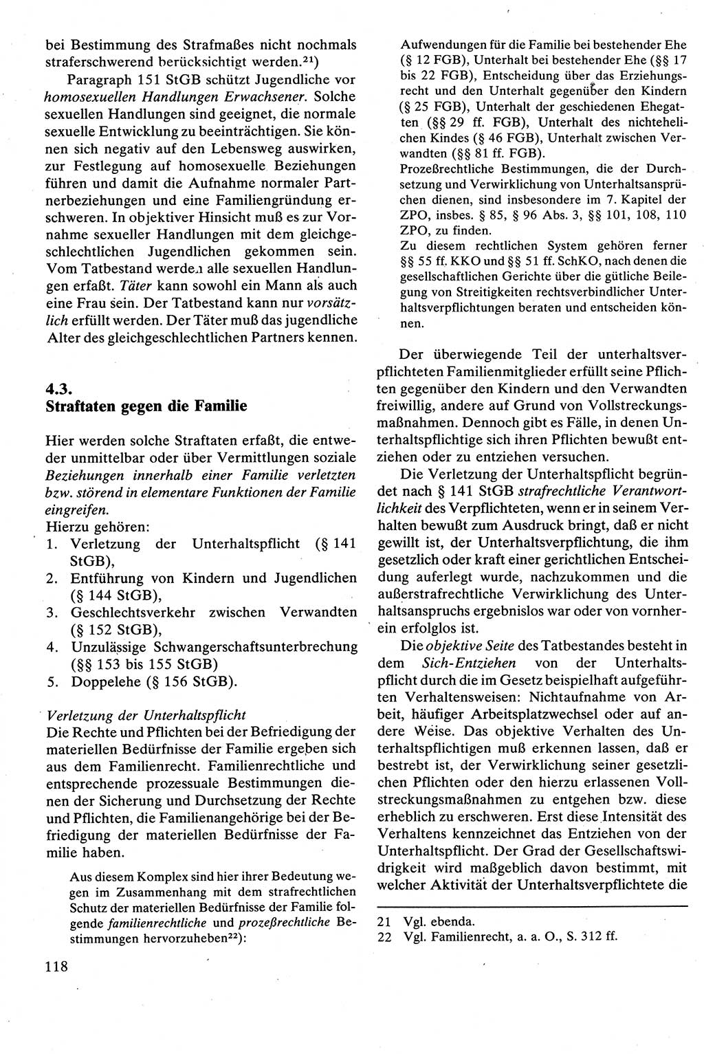 Strafrecht [Deutsche Demokratische Republik (DDR)], Besonderer Teil, Lehrbuch 1981, Seite 118 (Strafr. DDR BT Lb. 1981, S. 118)