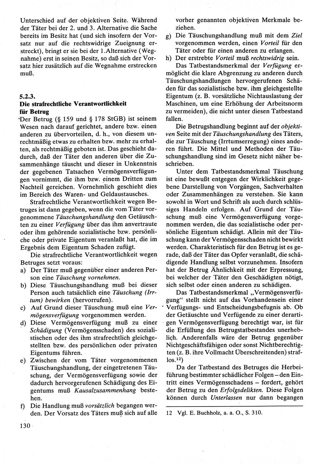 Strafrecht [Deutsche Demokratische Republik (DDR)], Besonderer Teil, Lehrbuch 1981, Seite 130 (Strafr. DDR BT Lb. 1981, S. 130)