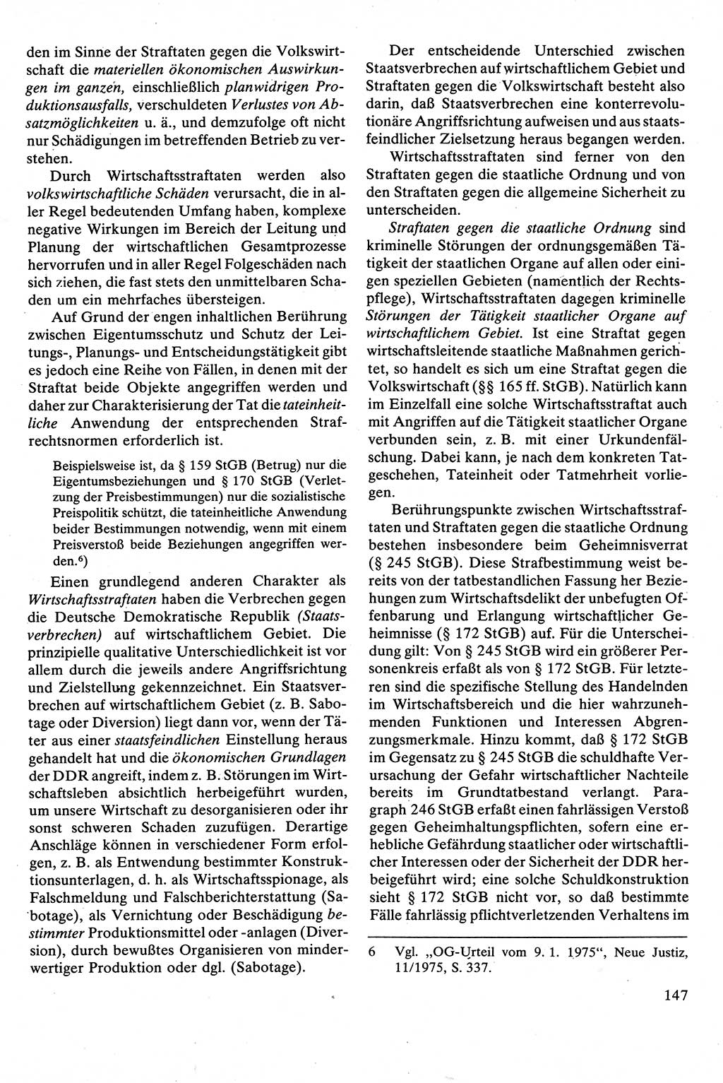 Strafrecht [Deutsche Demokratische Republik (DDR)], Besonderer Teil, Lehrbuch 1981, Seite 147 (Strafr. DDR BT Lb. 1981, S. 147)