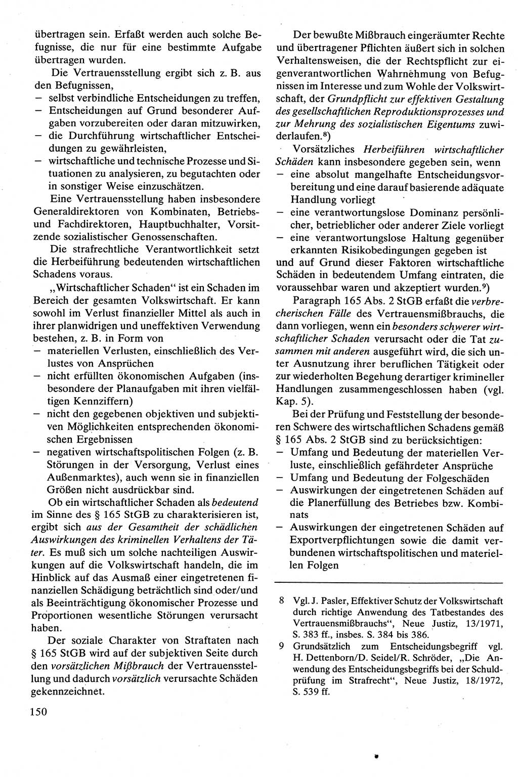 Strafrecht [Deutsche Demokratische Republik (DDR)], Besonderer Teil, Lehrbuch 1981, Seite 150 (Strafr. DDR BT Lb. 1981, S. 150)