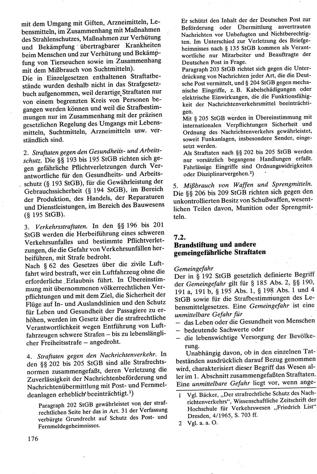 Strafrecht [Deutsche Demokratische Republik (DDR)], Besonderer Teil, Lehrbuch 1981, Seite 176 (Strafr. DDR BT Lb. 1981, S. 176)
