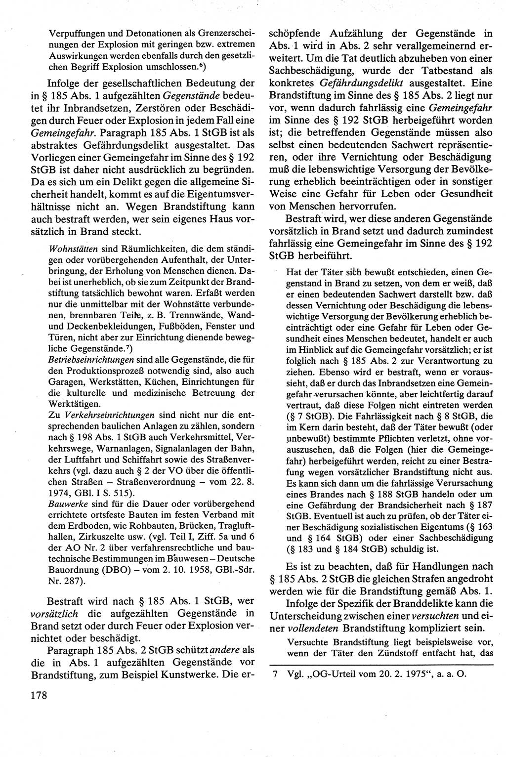 Strafrecht [Deutsche Demokratische Republik (DDR)], Besonderer Teil, Lehrbuch 1981, Seite 178 (Strafr. DDR BT Lb. 1981, S. 178)