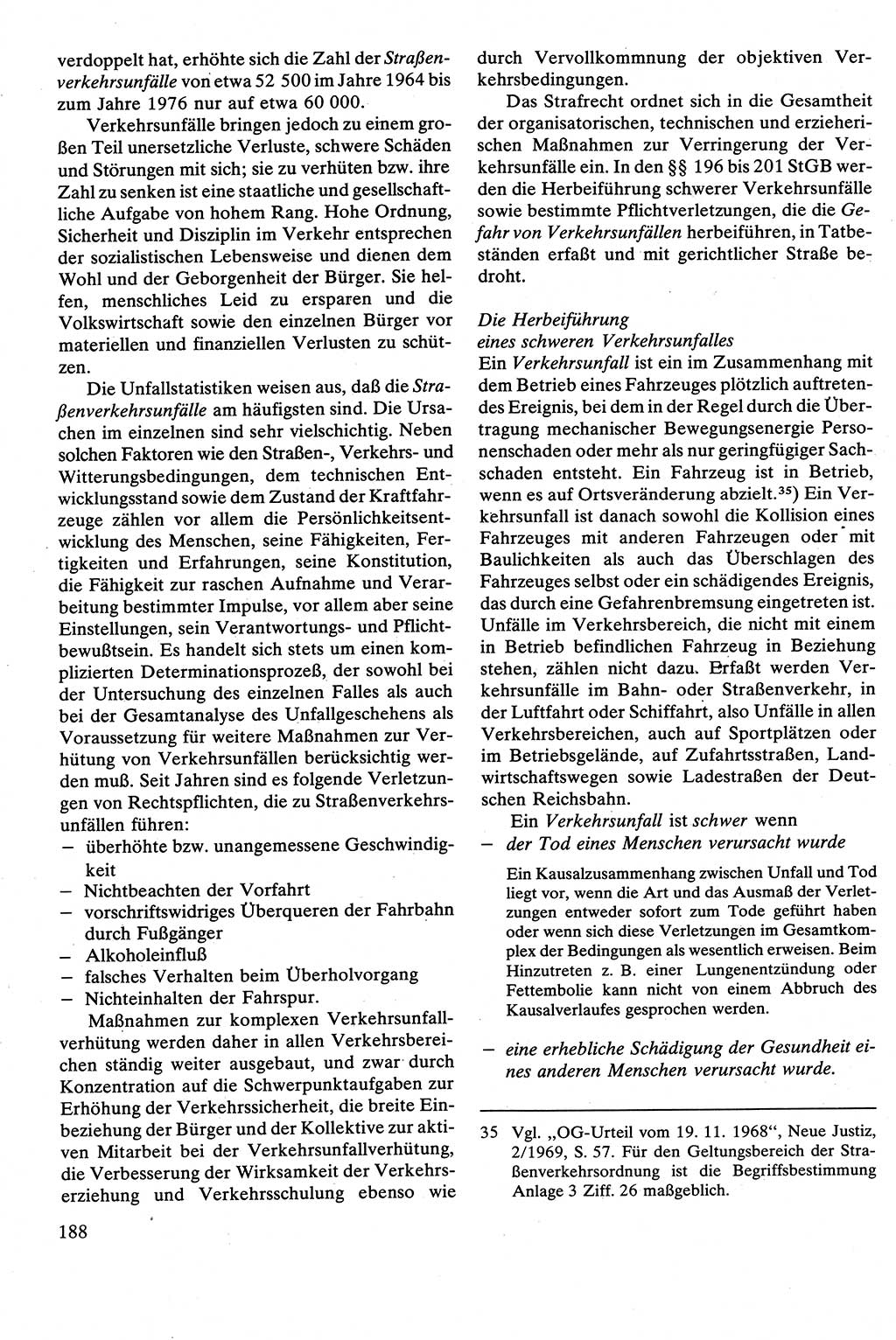 Strafrecht [Deutsche Demokratische Republik (DDR)], Besonderer Teil, Lehrbuch 1981, Seite 188 (Strafr. DDR BT Lb. 1981, S. 188)