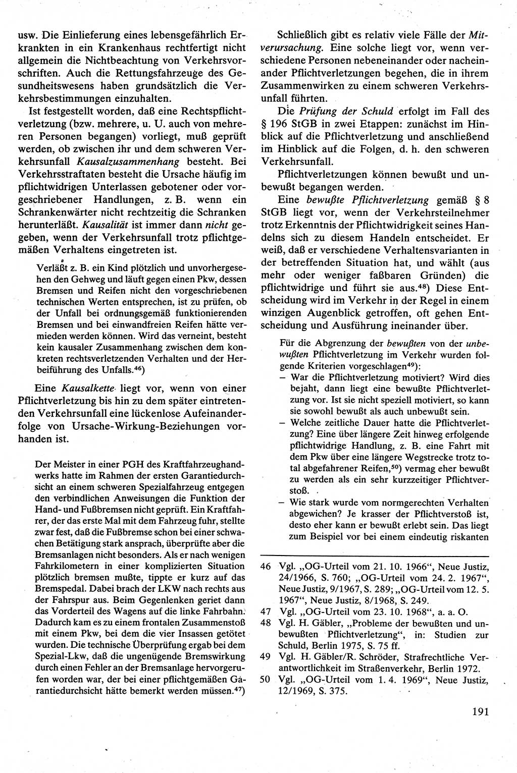 Strafrecht [Deutsche Demokratische Republik (DDR)], Besonderer Teil, Lehrbuch 1981, Seite 191 (Strafr. DDR BT Lb. 1981, S. 191)