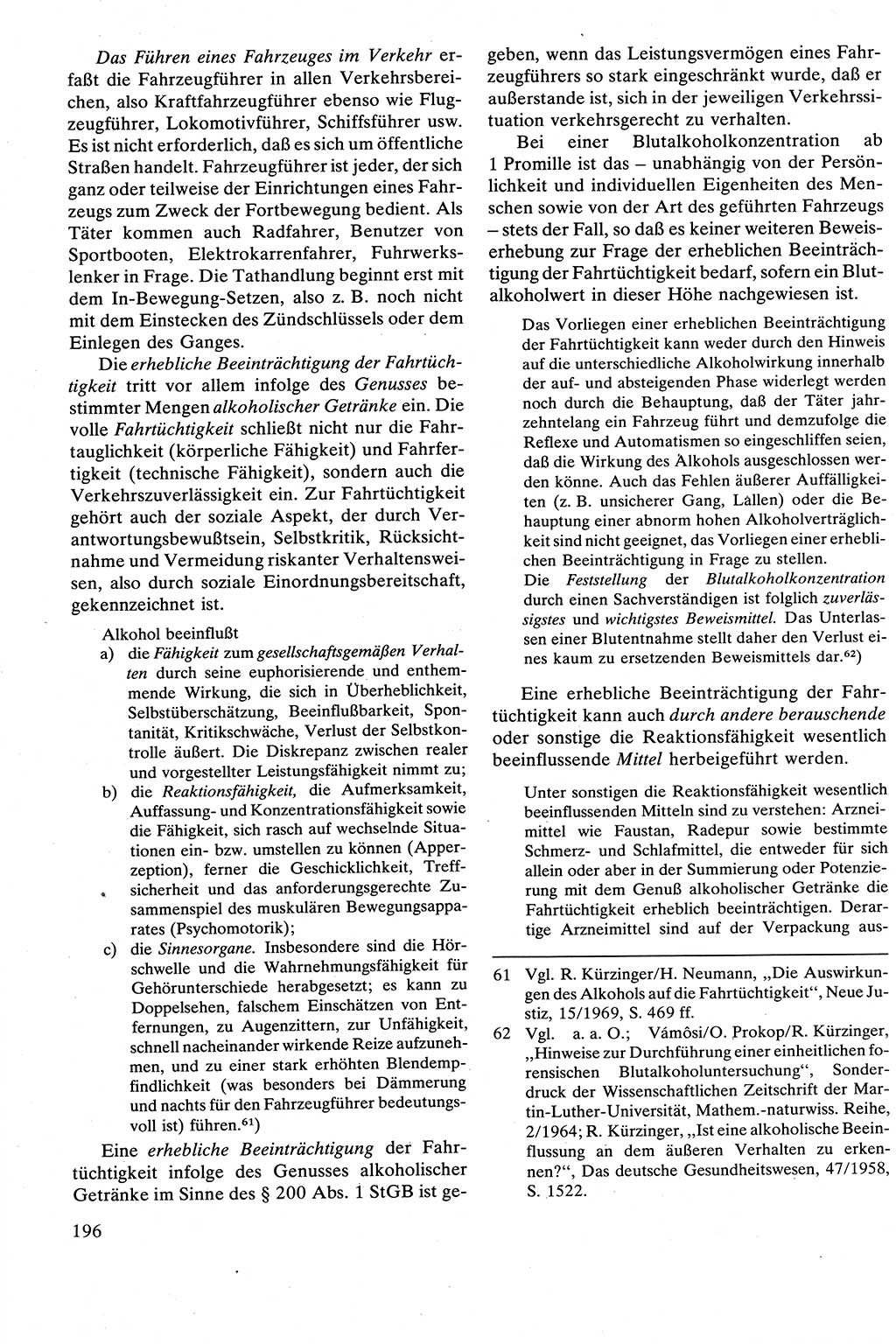 Strafrecht [Deutsche Demokratische Republik (DDR)], Besonderer Teil, Lehrbuch 1981, Seite 196 (Strafr. DDR BT Lb. 1981, S. 196)