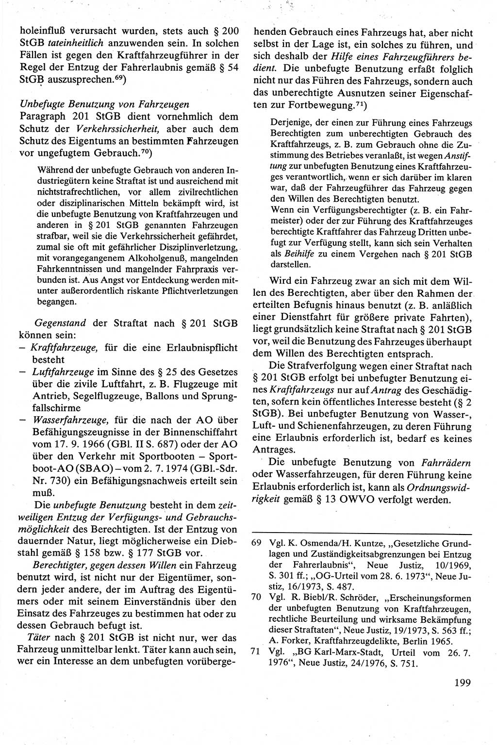 Strafrecht [Deutsche Demokratische Republik (DDR)], Besonderer Teil, Lehrbuch 1981, Seite 199 (Strafr. DDR BT Lb. 1981, S. 199)