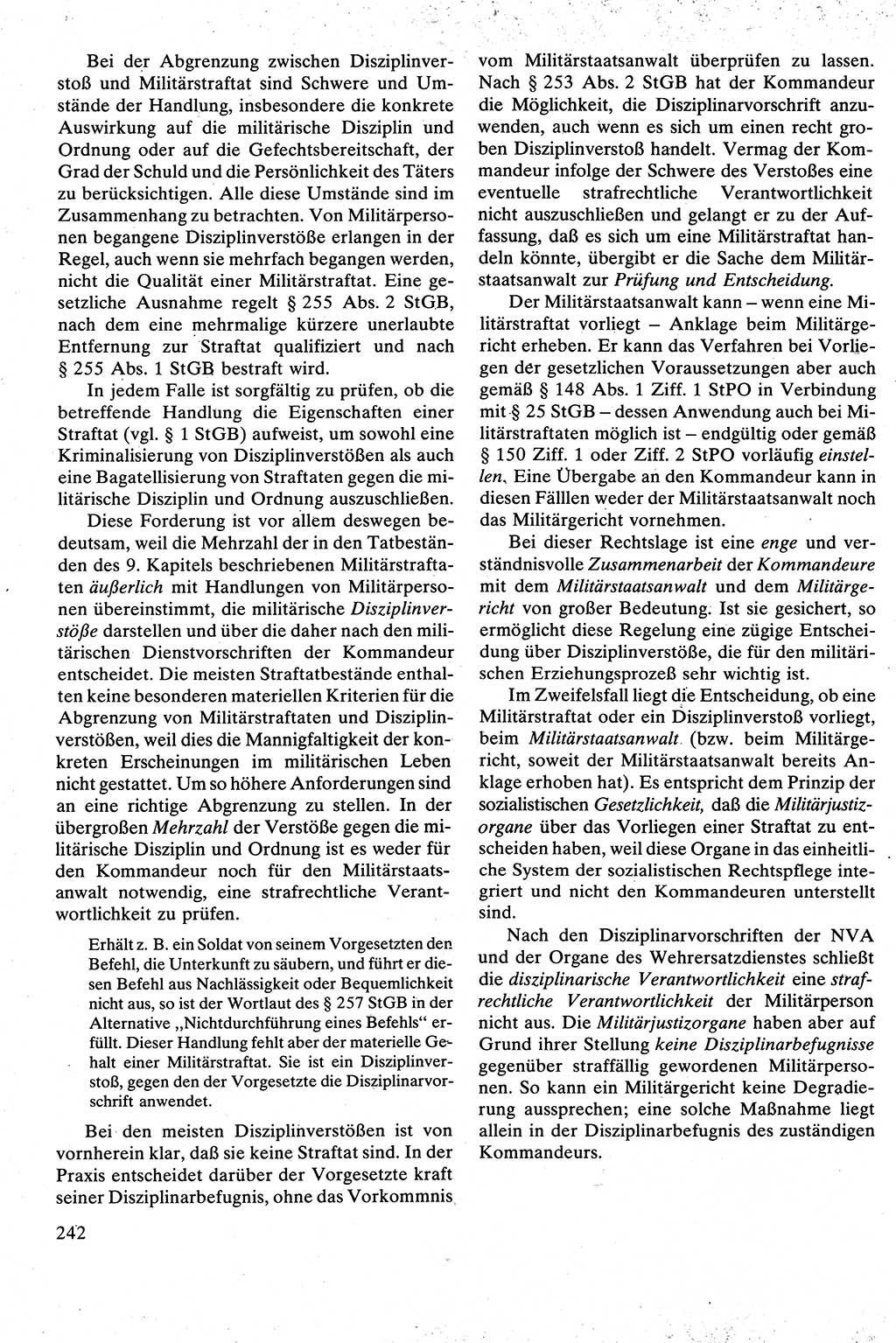 Strafrecht [Deutsche Demokratische Republik (DDR)], Besonderer Teil, Lehrbuch 1981, Seite 242 (Strafr. DDR BT Lb. 1981, S. 242)