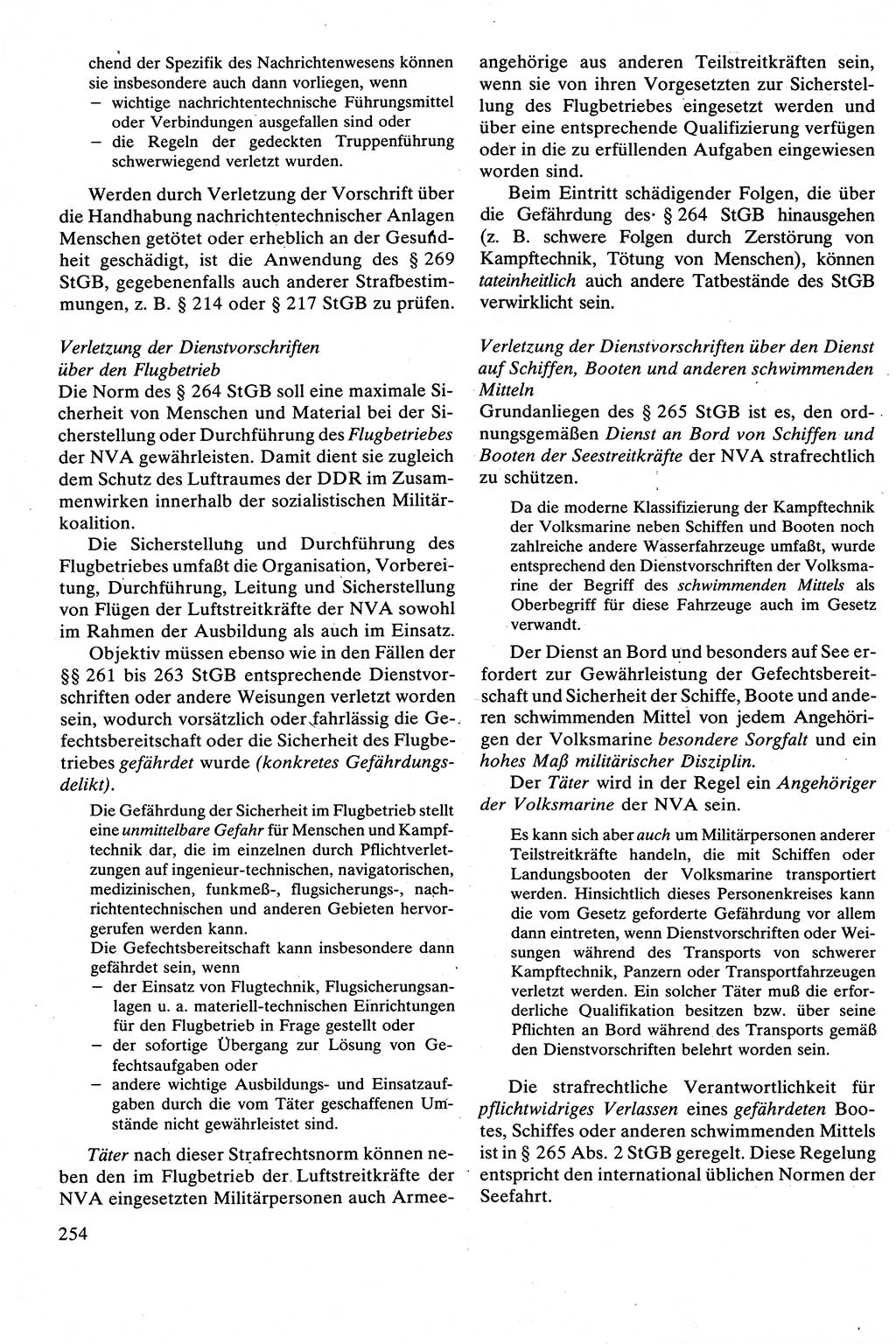 Strafrecht [Deutsche Demokratische Republik (DDR)], Besonderer Teil, Lehrbuch 1981, Seite 254 (Strafr. DDR BT Lb. 1981, S. 254)